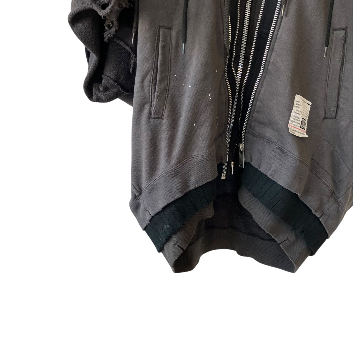 TRIPLE LAYERED VESTノースリーブパーカーj16vt762