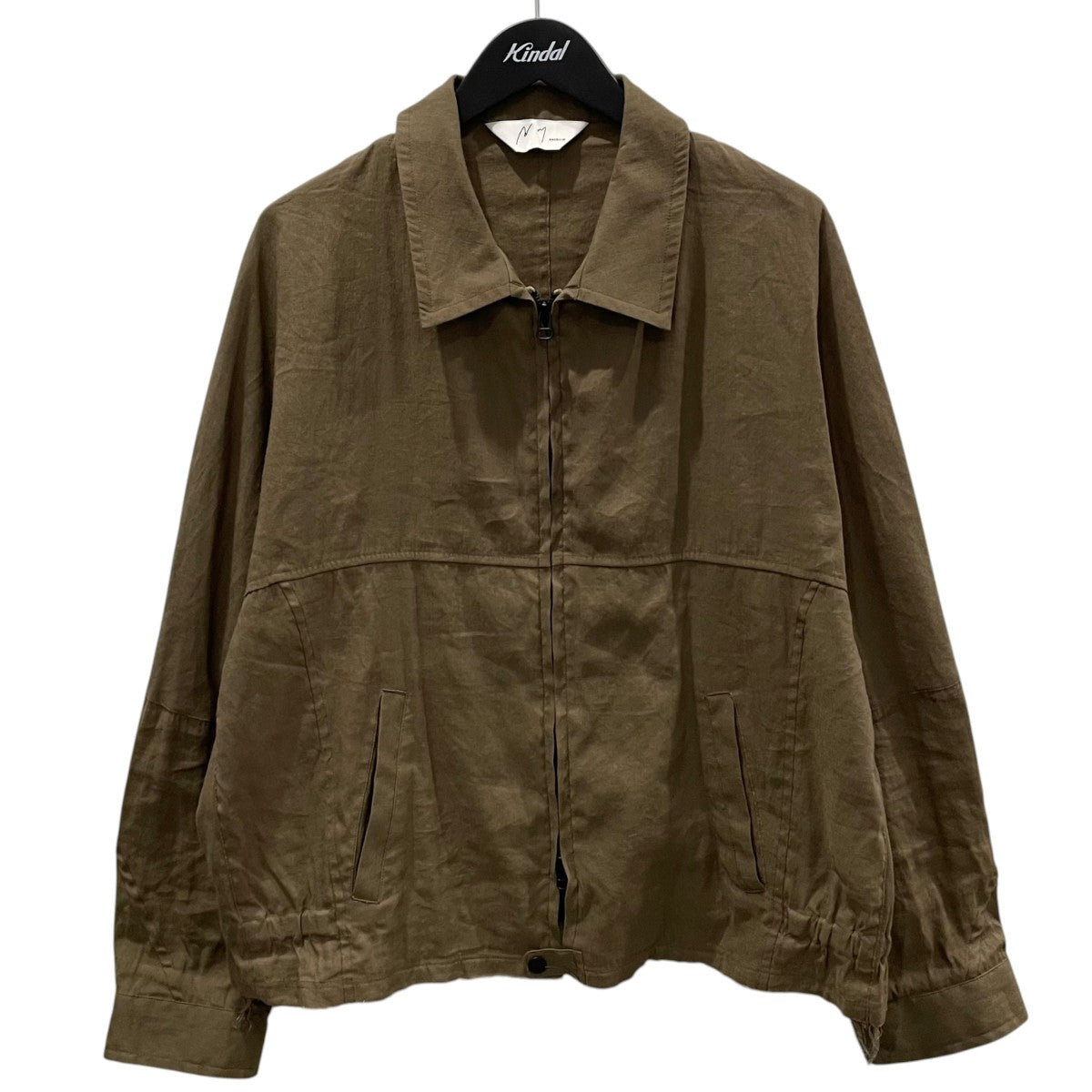 ANCELLM(アンセルム) 26SS ジップアップジャケット L／N ZIPUP SHIRT