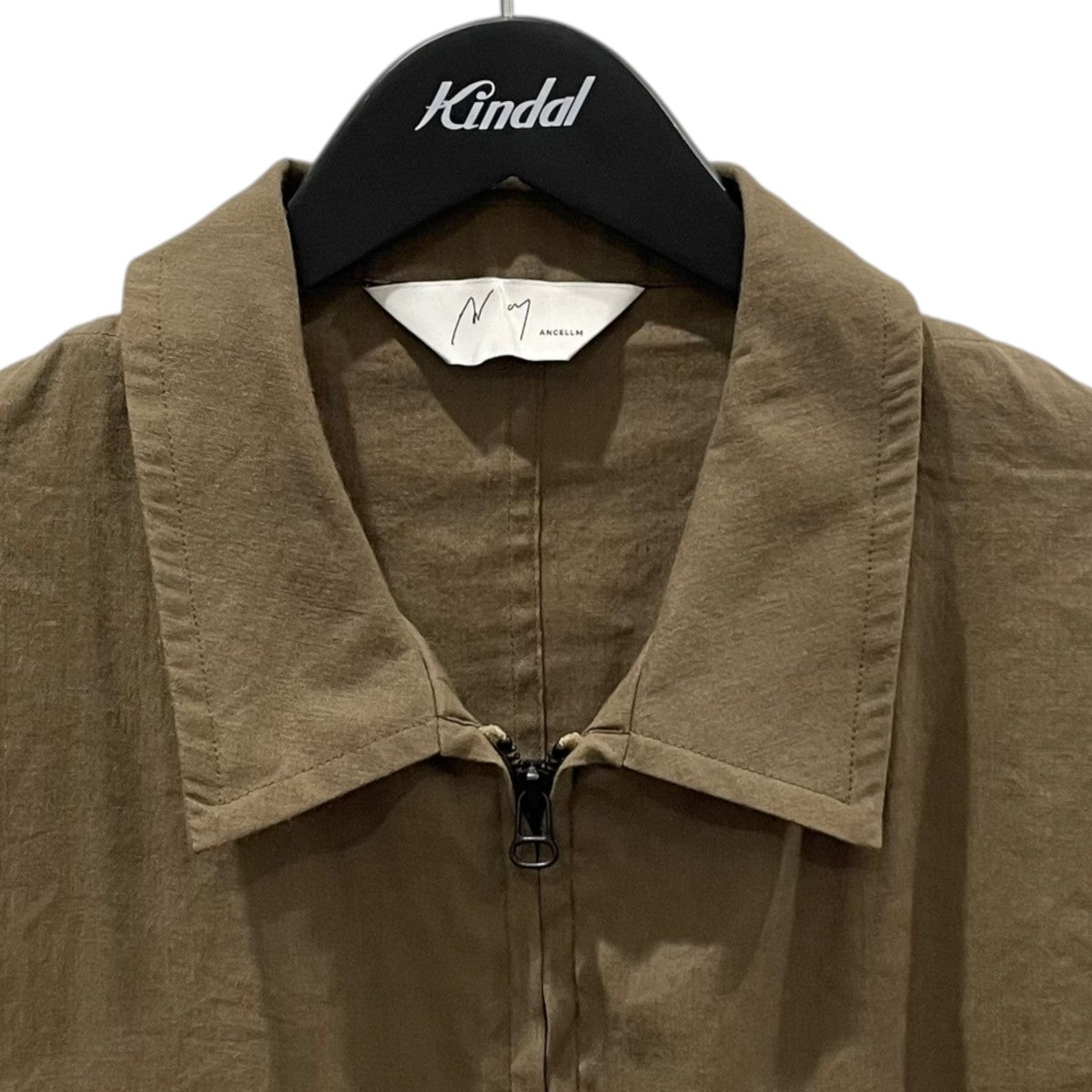 26SS ジップアップジャケット L／N ZIPUP SHIRT JACKET リネンナイロン ジップアップ シャツジャケット ANC-SH77