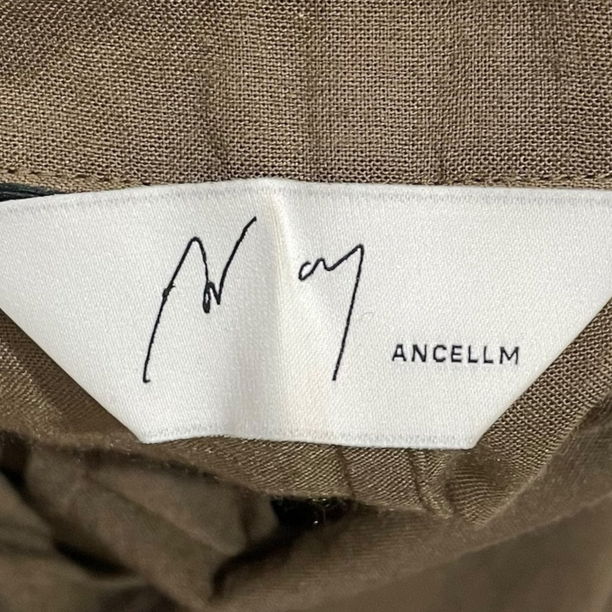 ANCELLM(アンセルム) 26SS ジップアップジャケット L／N ZIPUP SHIRT
