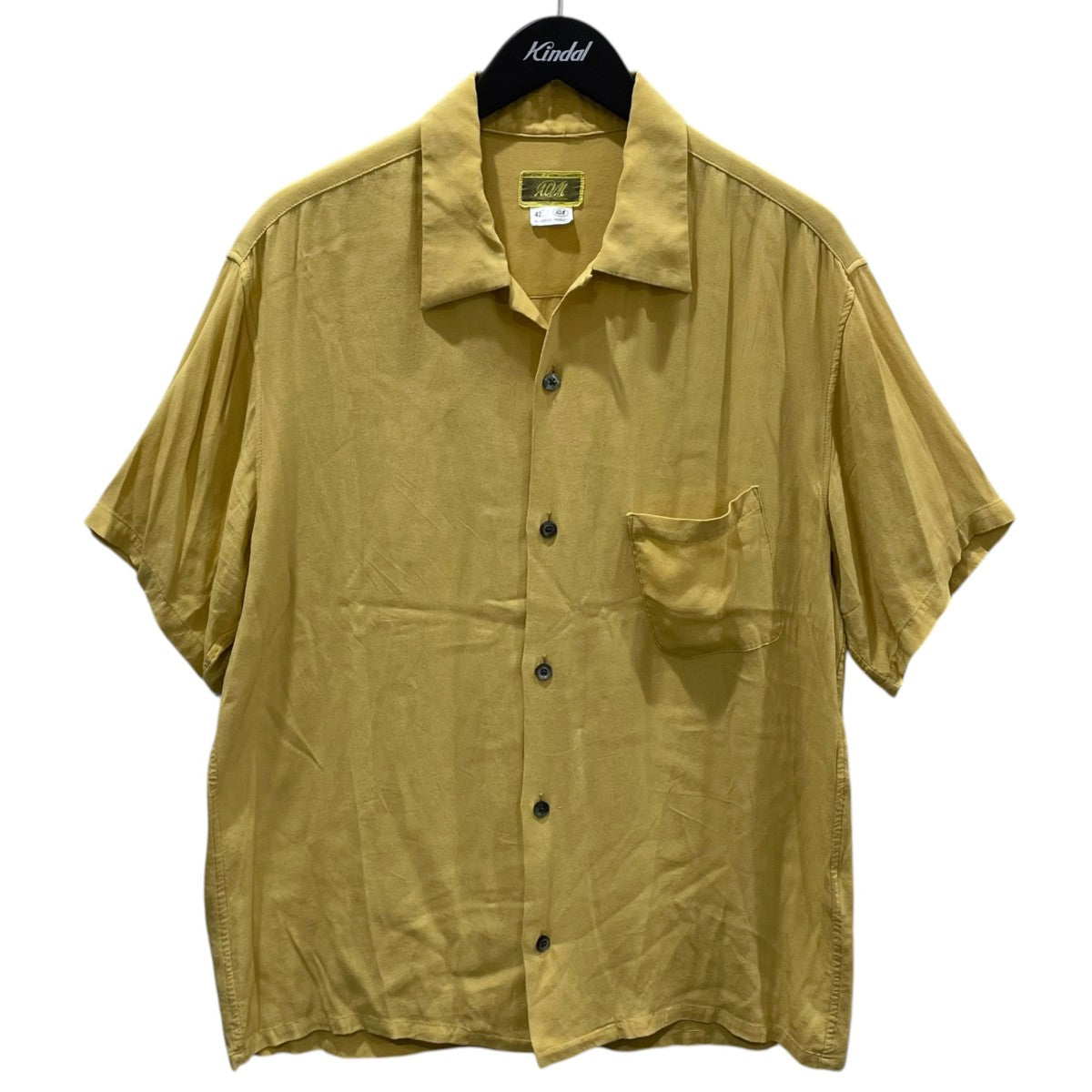 ACVM オープンカラー半袖シャツ RAYON SLANT POCKET OPEN COLLAR SHIRT レーヨン スラントポケット オープンカラー ショートスリーブ シャツ ACV-SH02SS 古着・中古-1枚目のアイテム画像