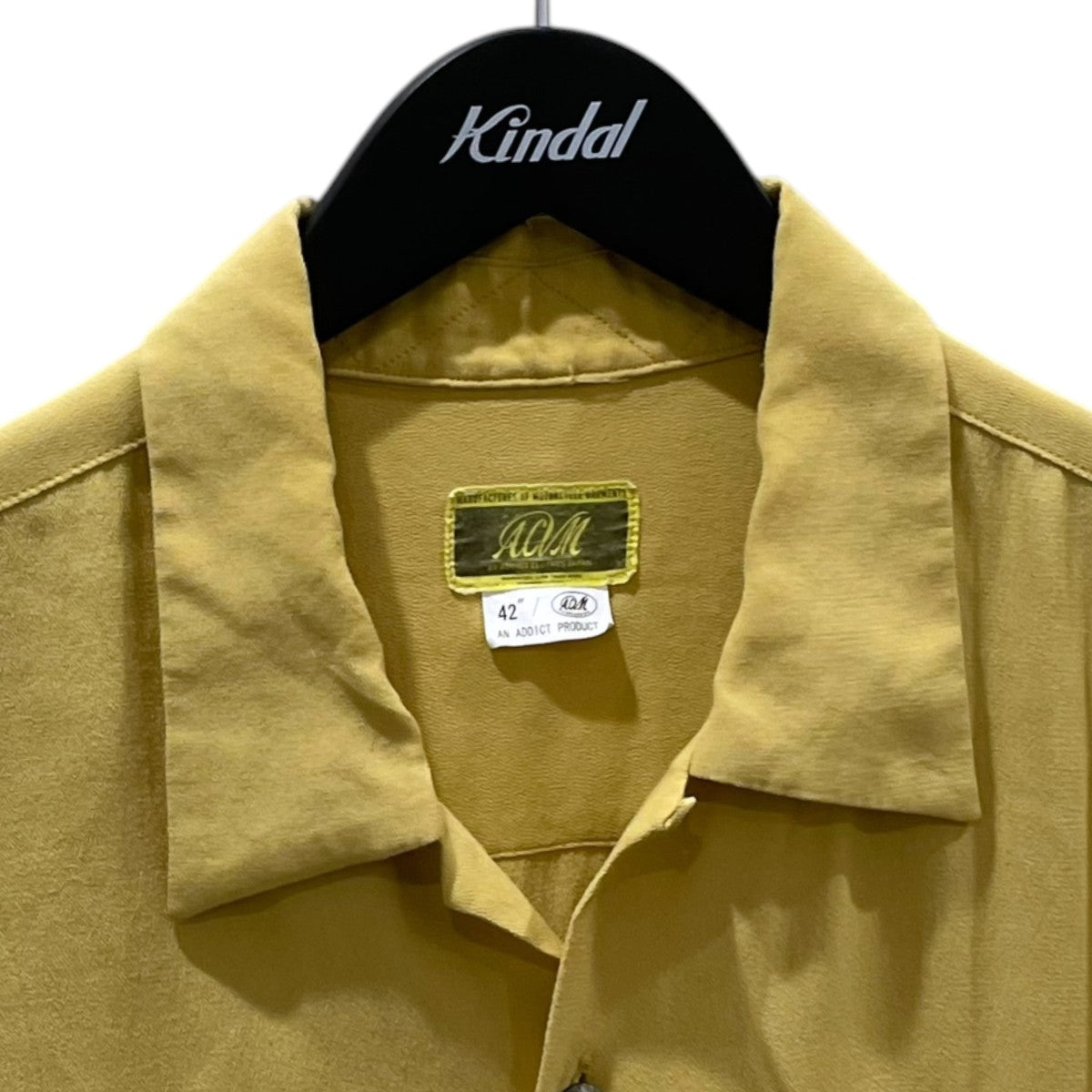 ACVM オープンカラー半袖シャツ RAYON SLANT POCKET OPEN COLLAR SHIRT レーヨン スラントポケット オープンカラー ショートスリーブ シャツ ACV-SH02SS 古着・中古-3枚目のアイテム画像