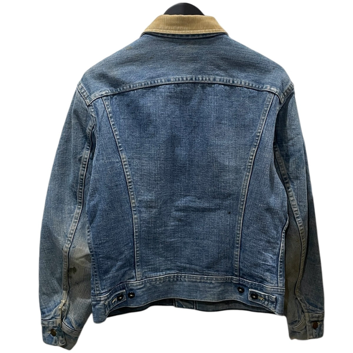 LEE 70s コーデュロイ襟 ブランケットライナー デニムジャケット 101LJ STORM RIDER ストームライダー 古着・中古-2枚目のアイテム画像