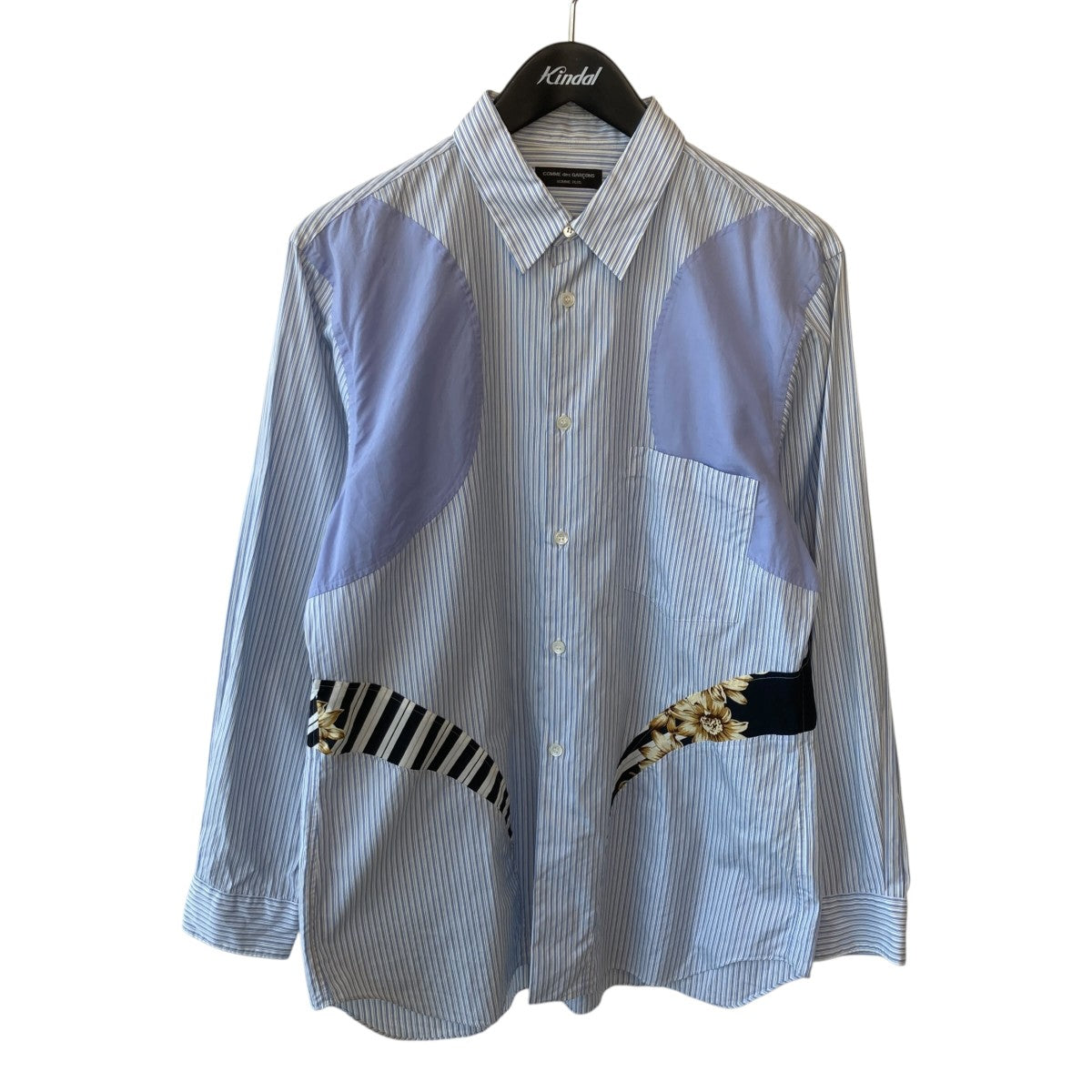 COMME des GARCONS HOMME PLUS ストライプシャツPK-B013 古着・中古-1枚目のアイテム画像