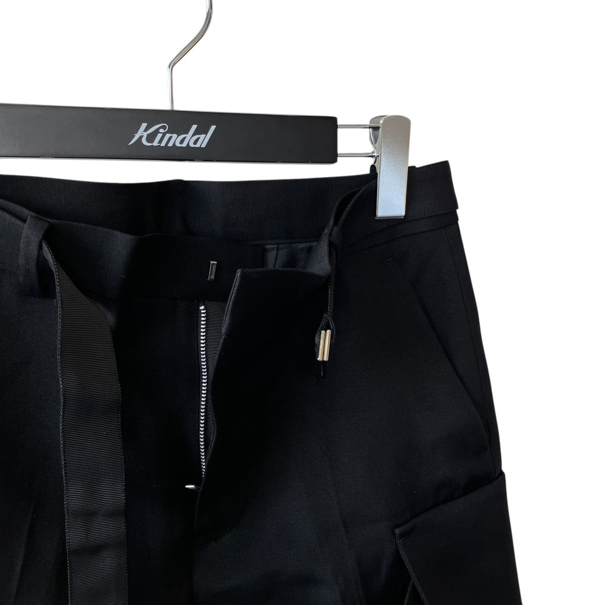 sacai 25AWDouble-Faced Silk Cotton Pantsカーゴパンツ25-08096 古着・中古-3枚目のアイテム画像