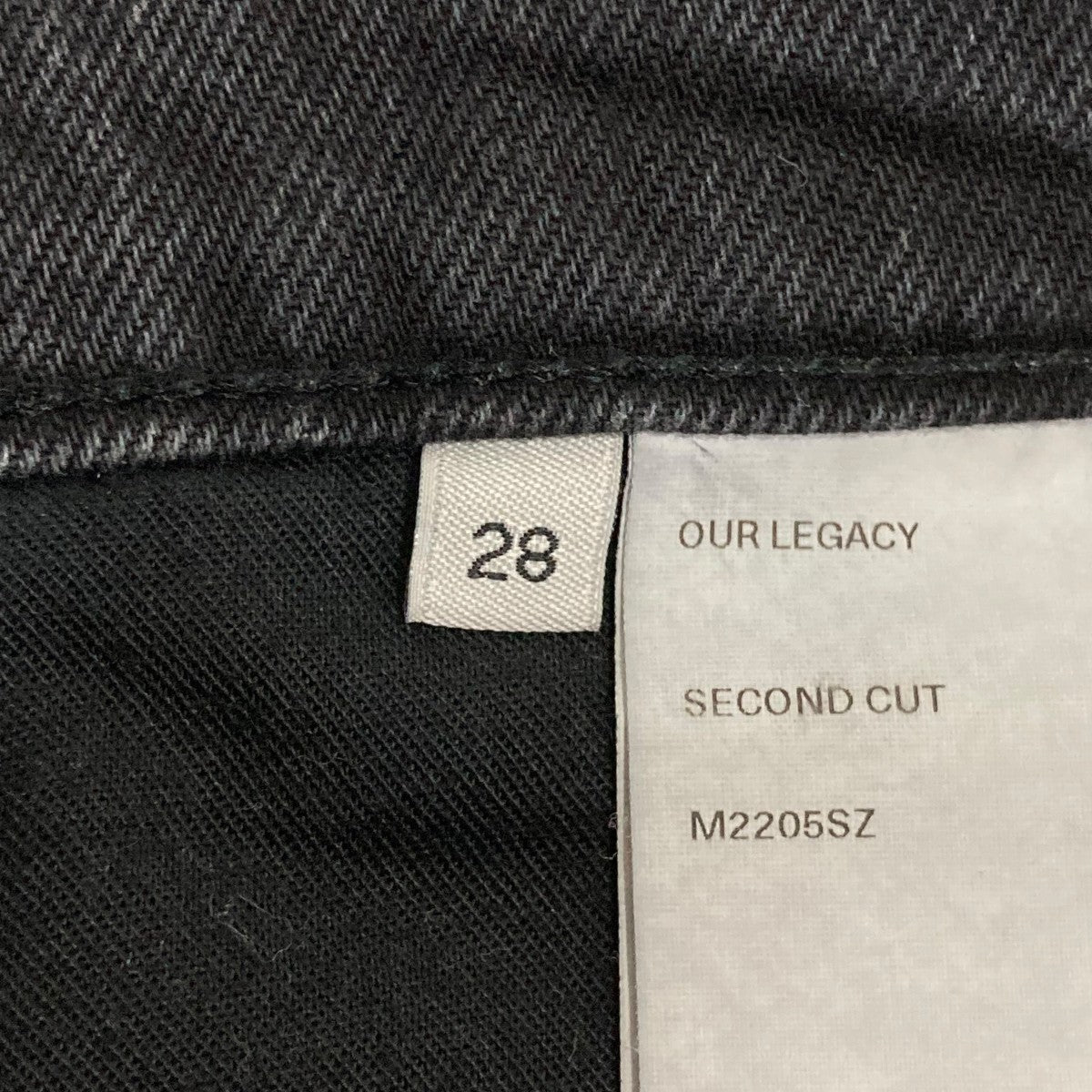 OUR LEGACY Zig ZagデニムパンツM2205SZ 古着・中古-6枚目のアイテム画像