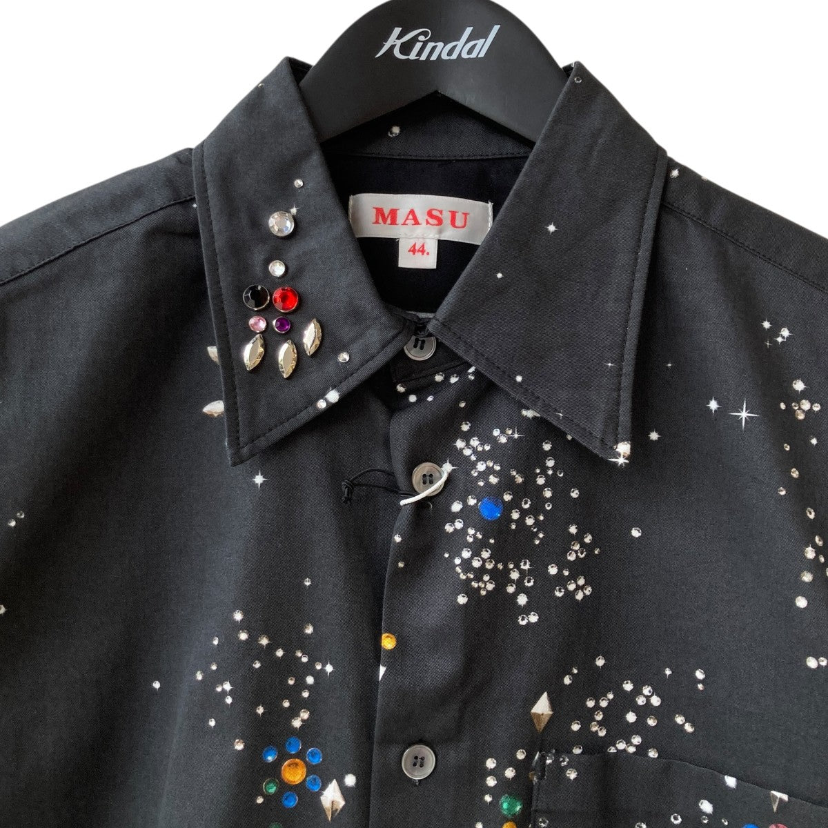 MASU 23SSGALAXY SHORT SLEEVE SHIRT総柄半袖シャツMMSS-SH0523 古着・中古-3枚目のアイテム画像