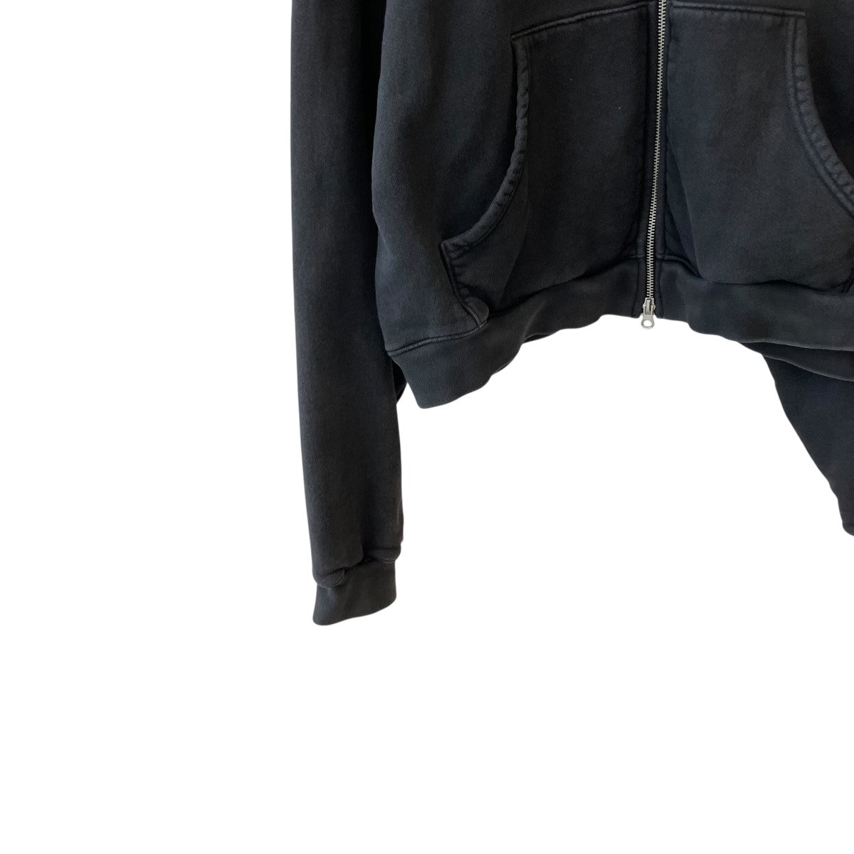 RILY 黒 パーカー RRR123(アールアールアールワンツースリー) 24AWINRI ZIP HOODIEジップ