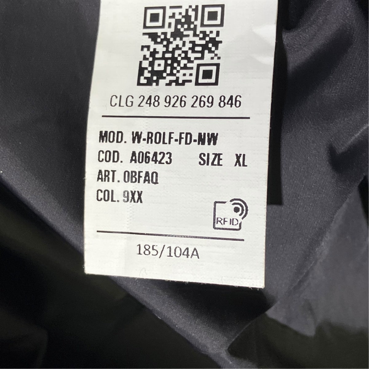 DIESEL W-ROLF-FD-NWダウンジャケットA06423 古着・中古-5枚目のアイテム画像