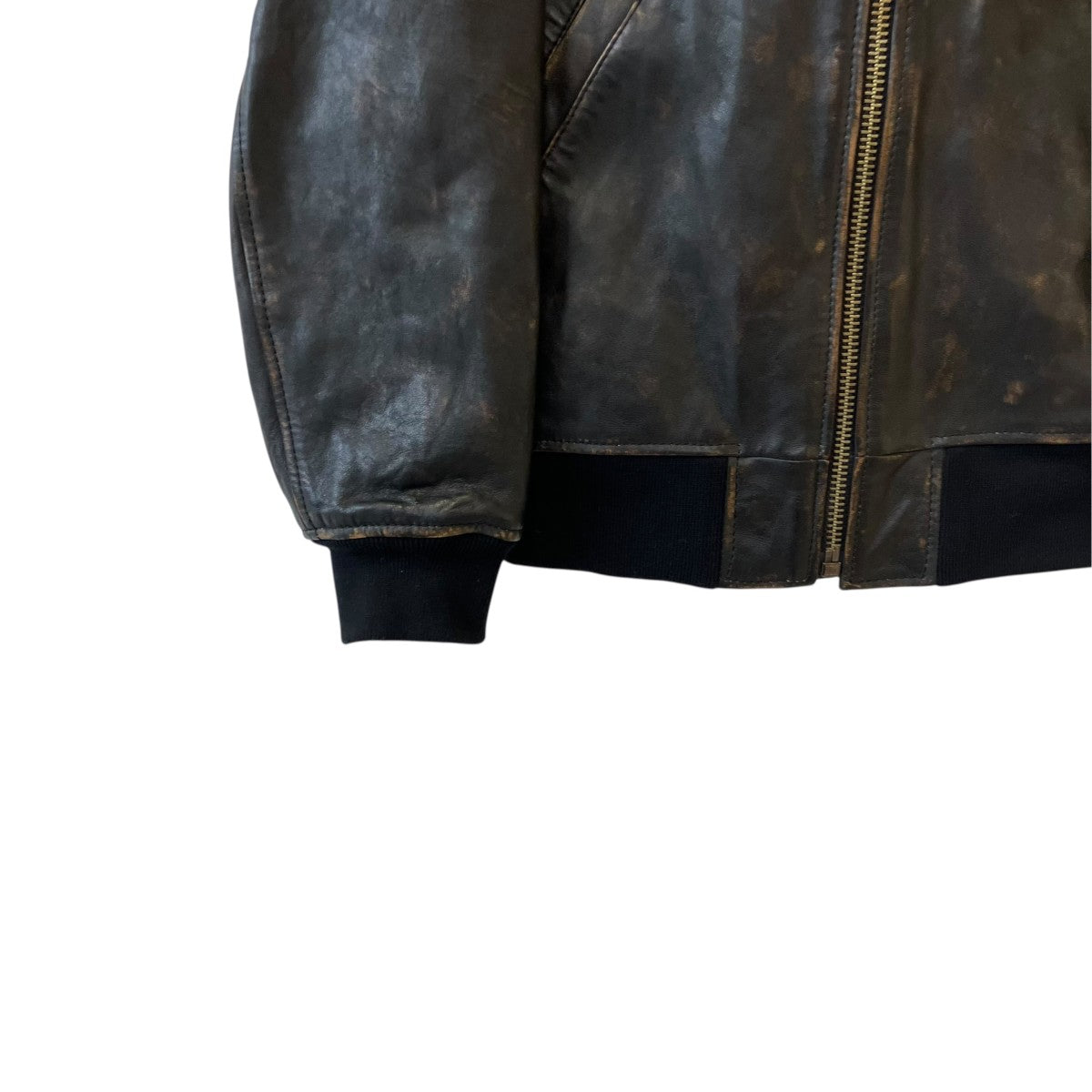 AGED LEATHER BLOUSONレザージャケット783-2250010