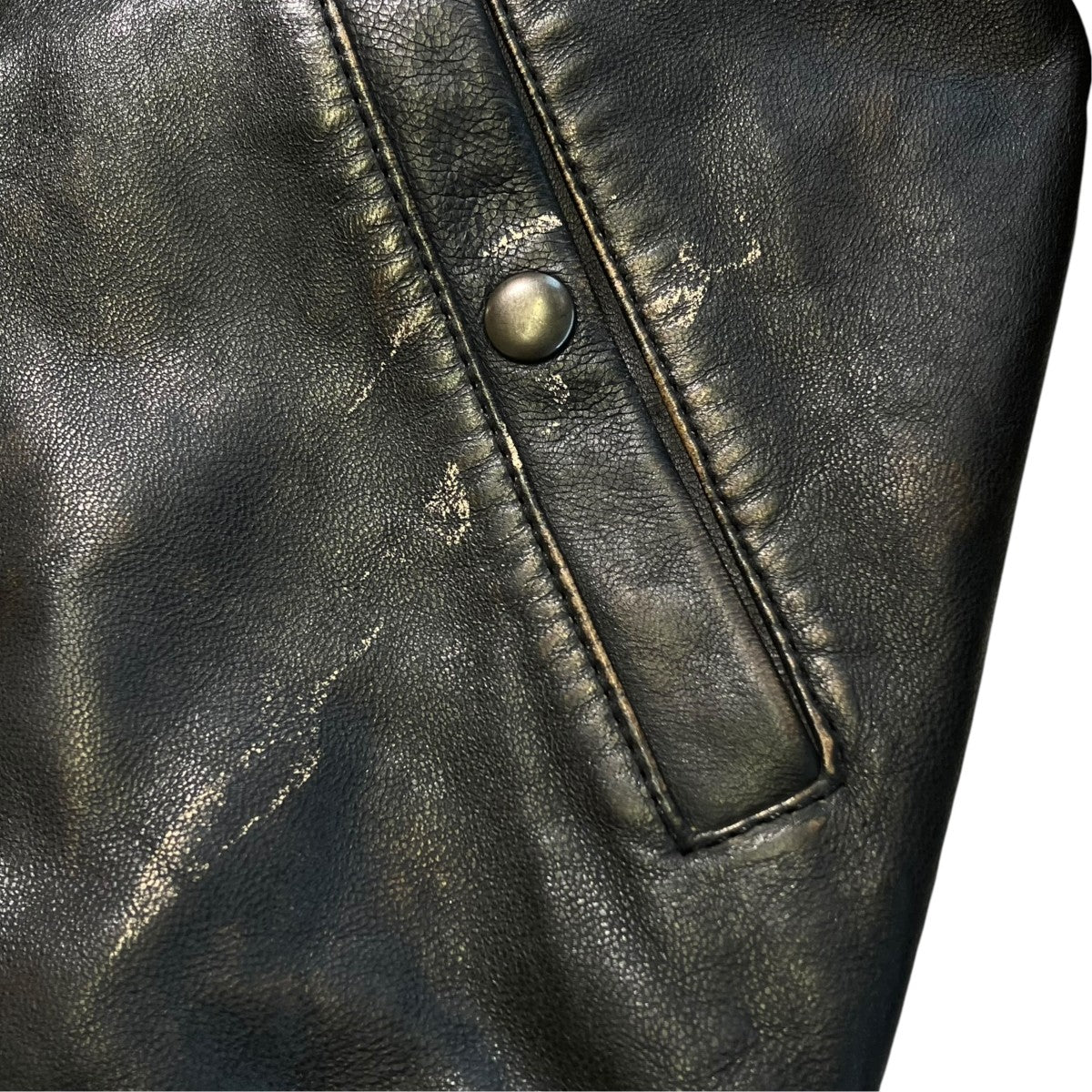 AGED LEATHER BLOUSONレザージャケット783-2250010