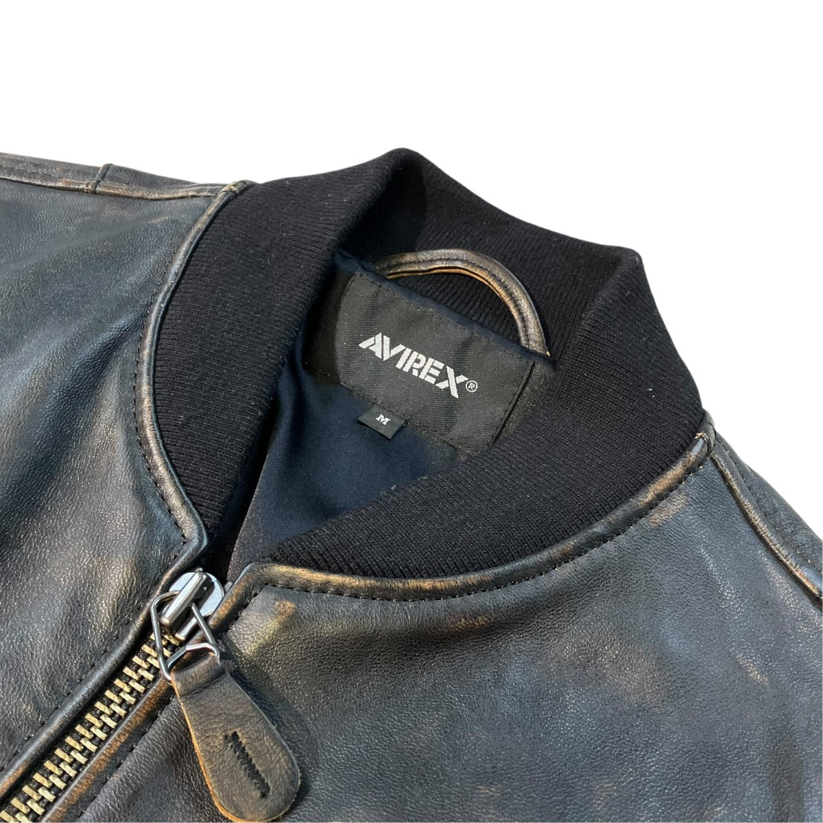 AGED LEATHER BLOUSONレザージャケット783-2250010