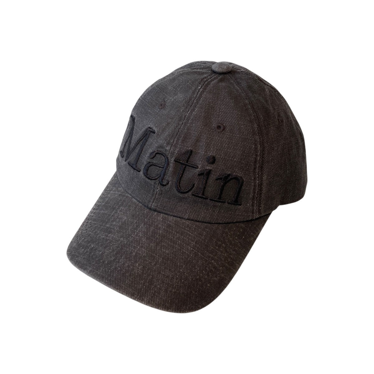 Matin Kim MATIN LOGO WASHED BALL CAPキャップMK2600HT707V 古着・中古-1枚目のアイテム画像
