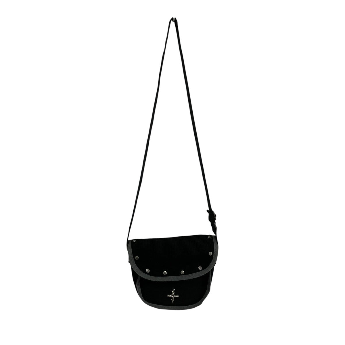 NOT4NERD 4 Symbol Stud Corduroy Mini Cross BagショルダーバッグJ2CB02HBK 古着・中古-1枚目のアイテム画像