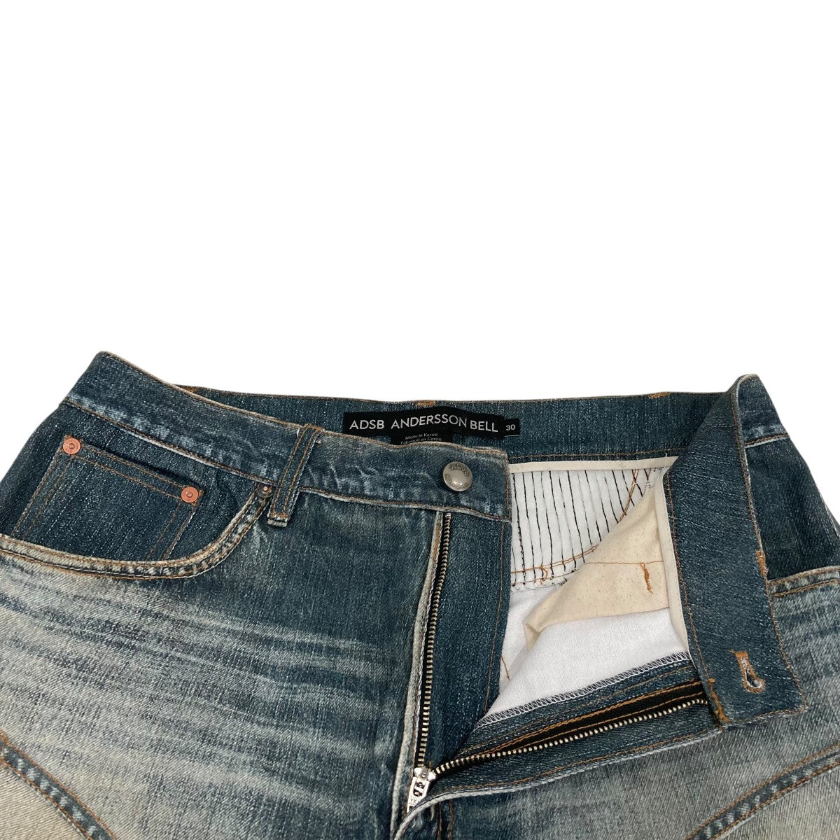 ANDERSSON BELL TROMPE-L’OEIL GRAPHICデニムパンツ 古着・中古-3枚目のアイテム画像