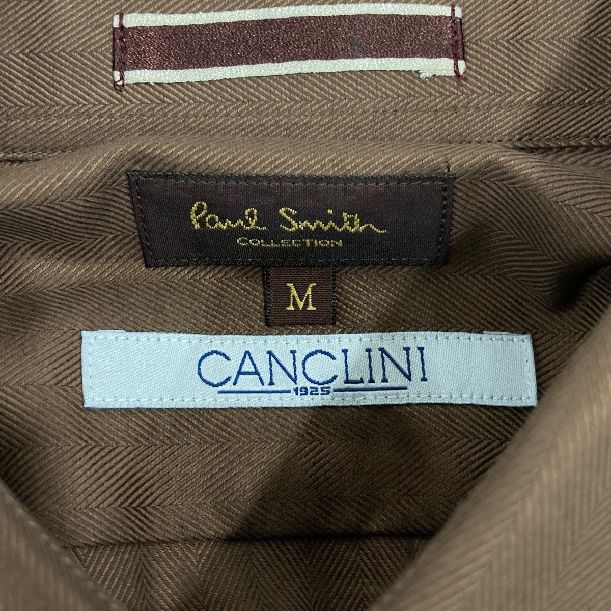 Paul Smith(ポールスミス) 長袖シャツ234353 234353 ブラウン サイズ M