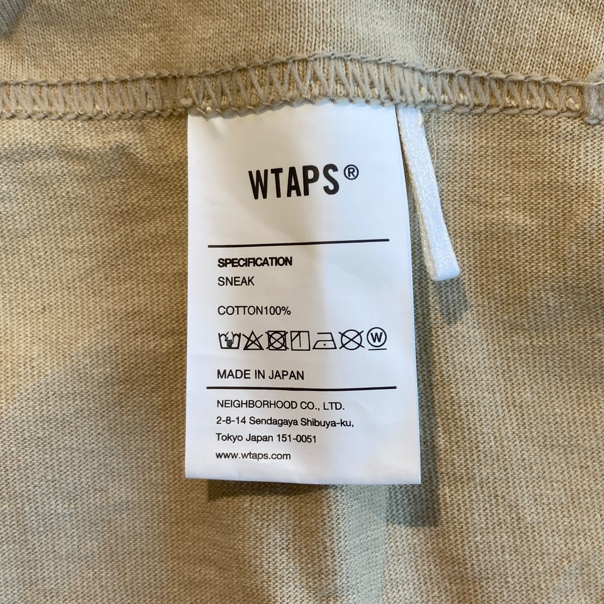 WTAPS SPEC ／ LS ／ COTTONロングカットソー252ATDT-LTM04S 古着・中古-6枚目のアイテム画像