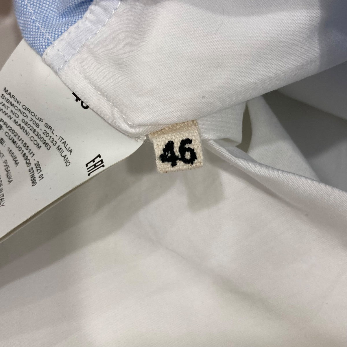 MARNI ボーダーシャツCUMU0189Q0 古着・中古-8枚目のアイテム画像
