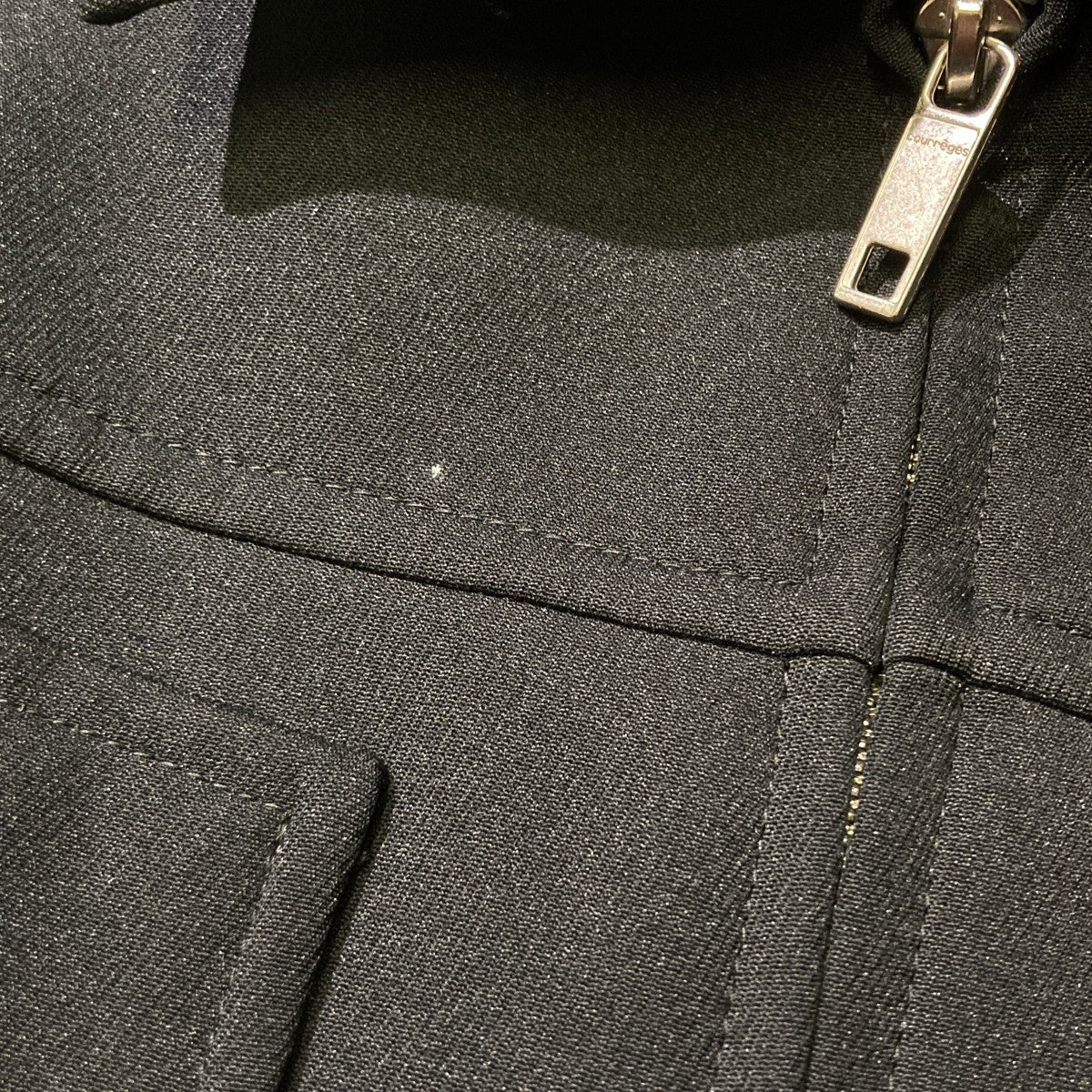 courreges SHORT OBLIQUE TRENCH COATクロップドコート424CBL215CO01319999 古着・中古-7枚目のアイテム画像