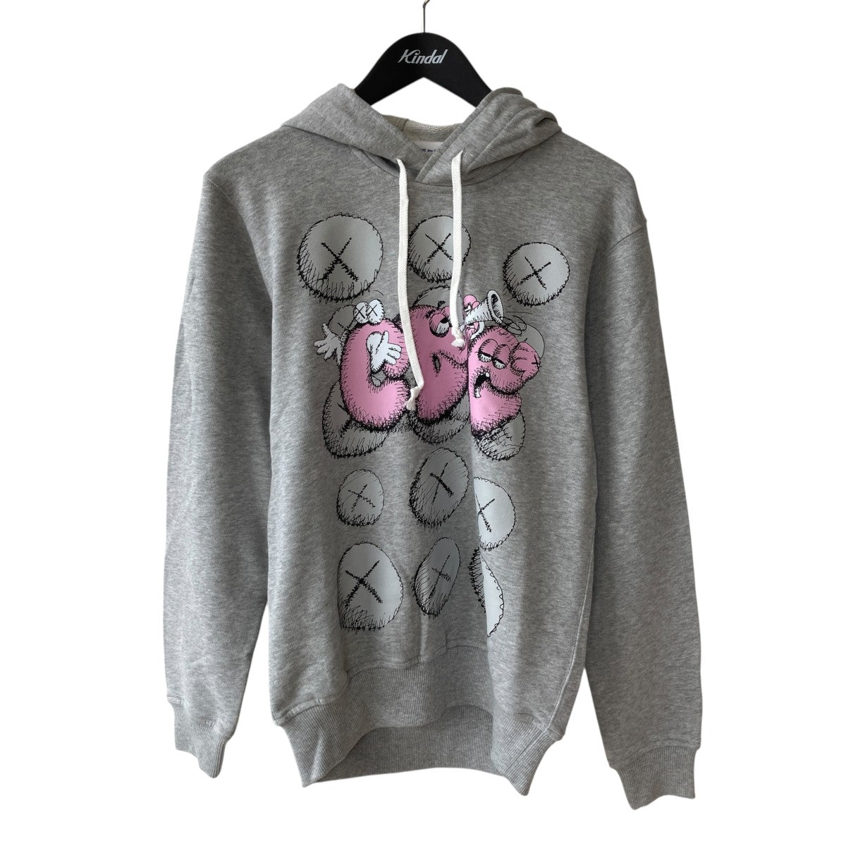 COMME des GARCONS SHIRT×KAWS PRINTED HOODIEプルオーバーパーカーFH-T001 古着・中古-1枚目のアイテム画像