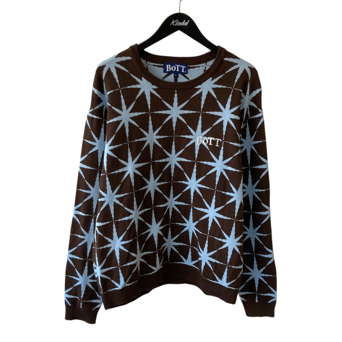 BoTT Spakle Jacquard Knitニット253BoTT26 古着・中古-1枚目のアイテム画像