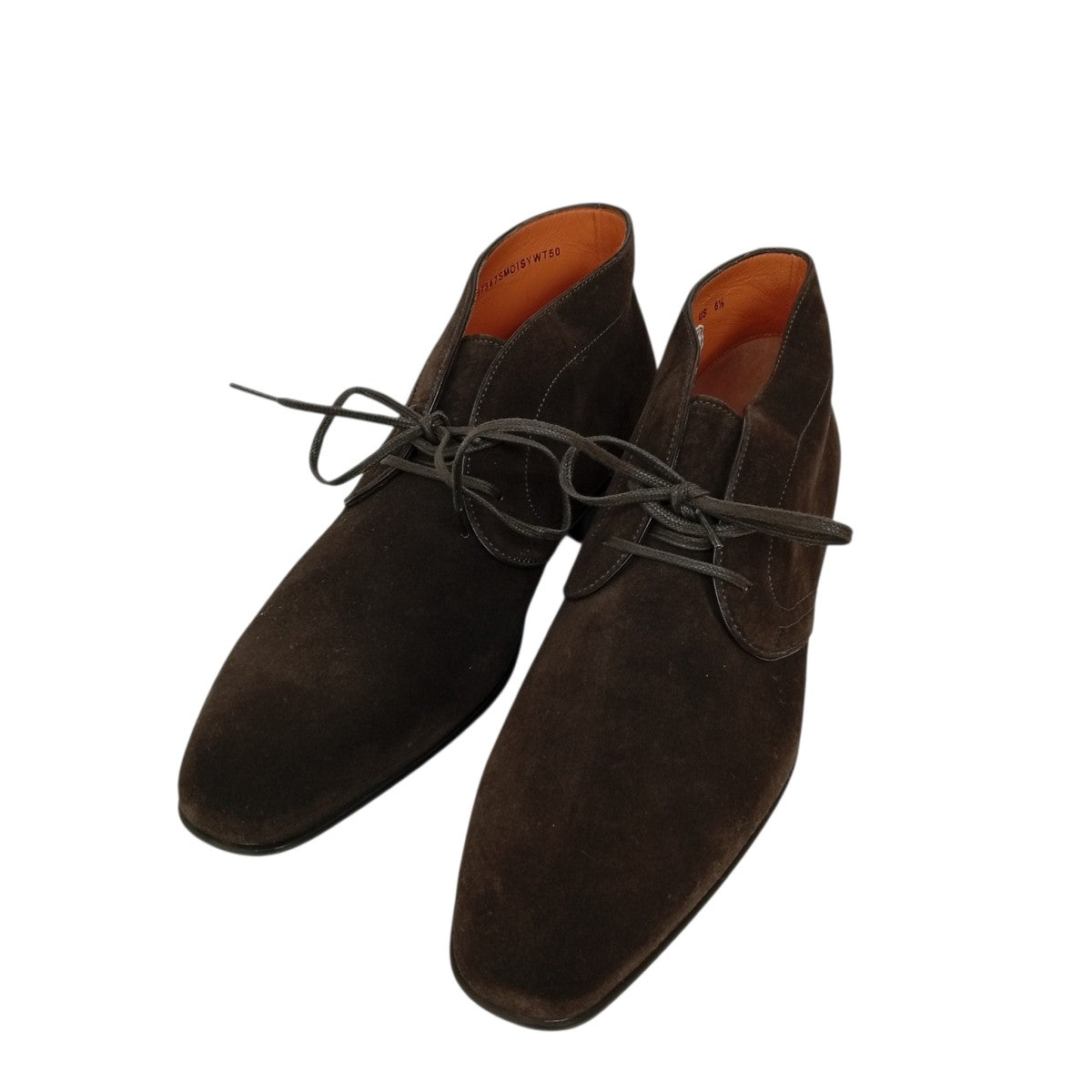 Santoni スウェードチャッカーブーツB57D 古着・中古-1枚目のアイテム画像