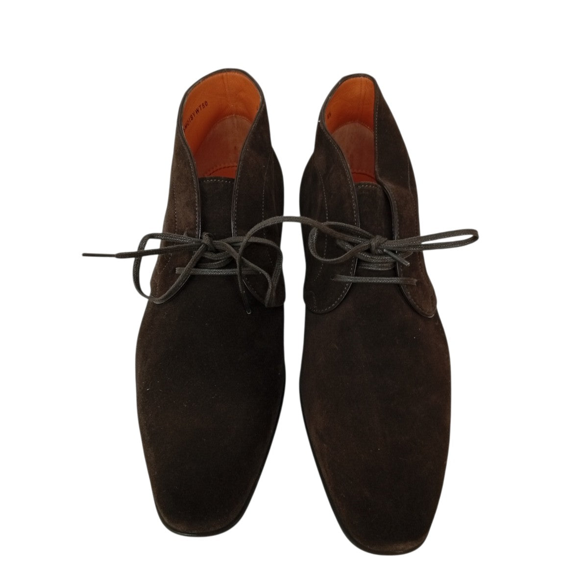 Santoni スウェードチャッカーブーツB57D 古着・中古-2枚目のアイテム画像