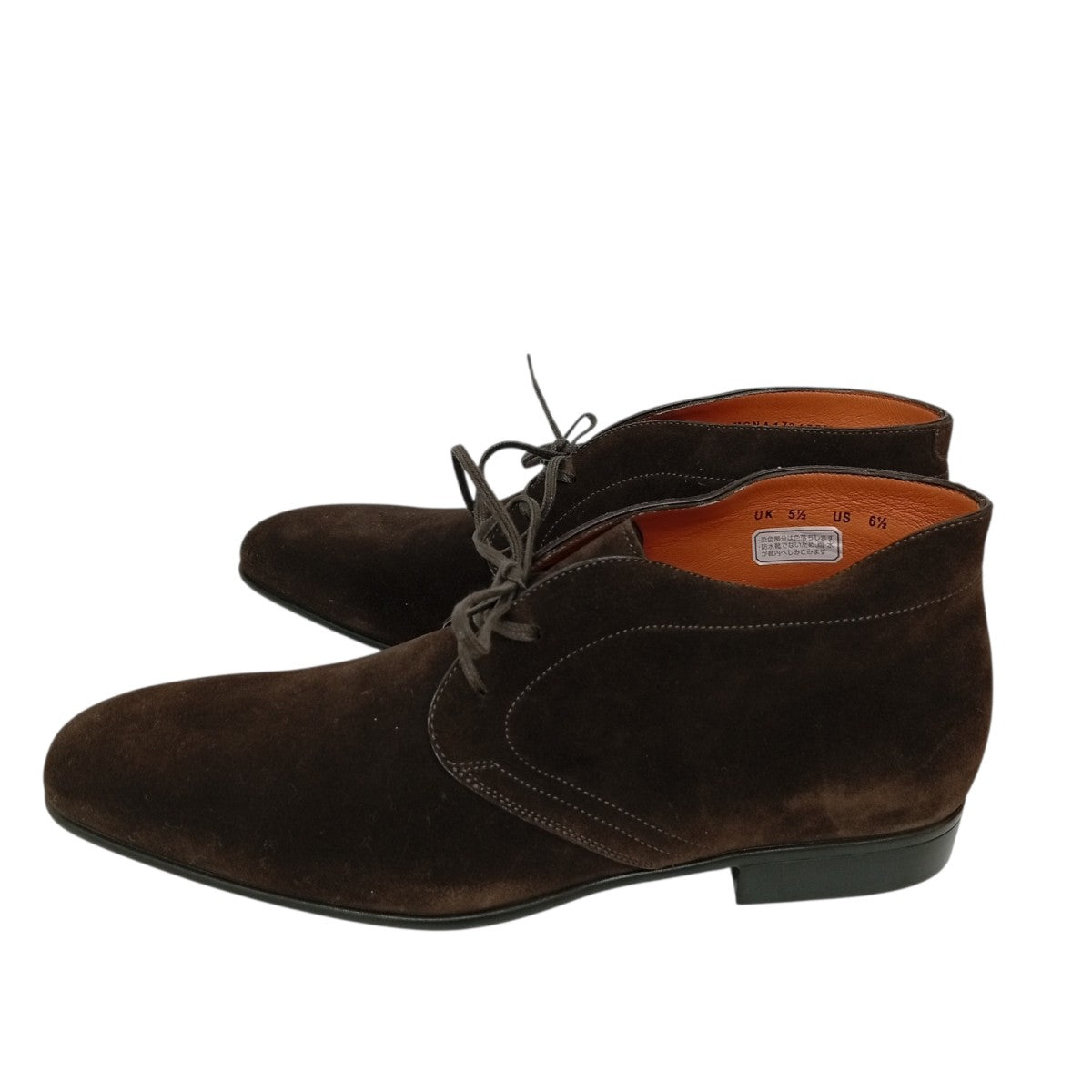 Santoni スウェードチャッカーブーツB57D 古着・中古-3枚目のアイテム画像