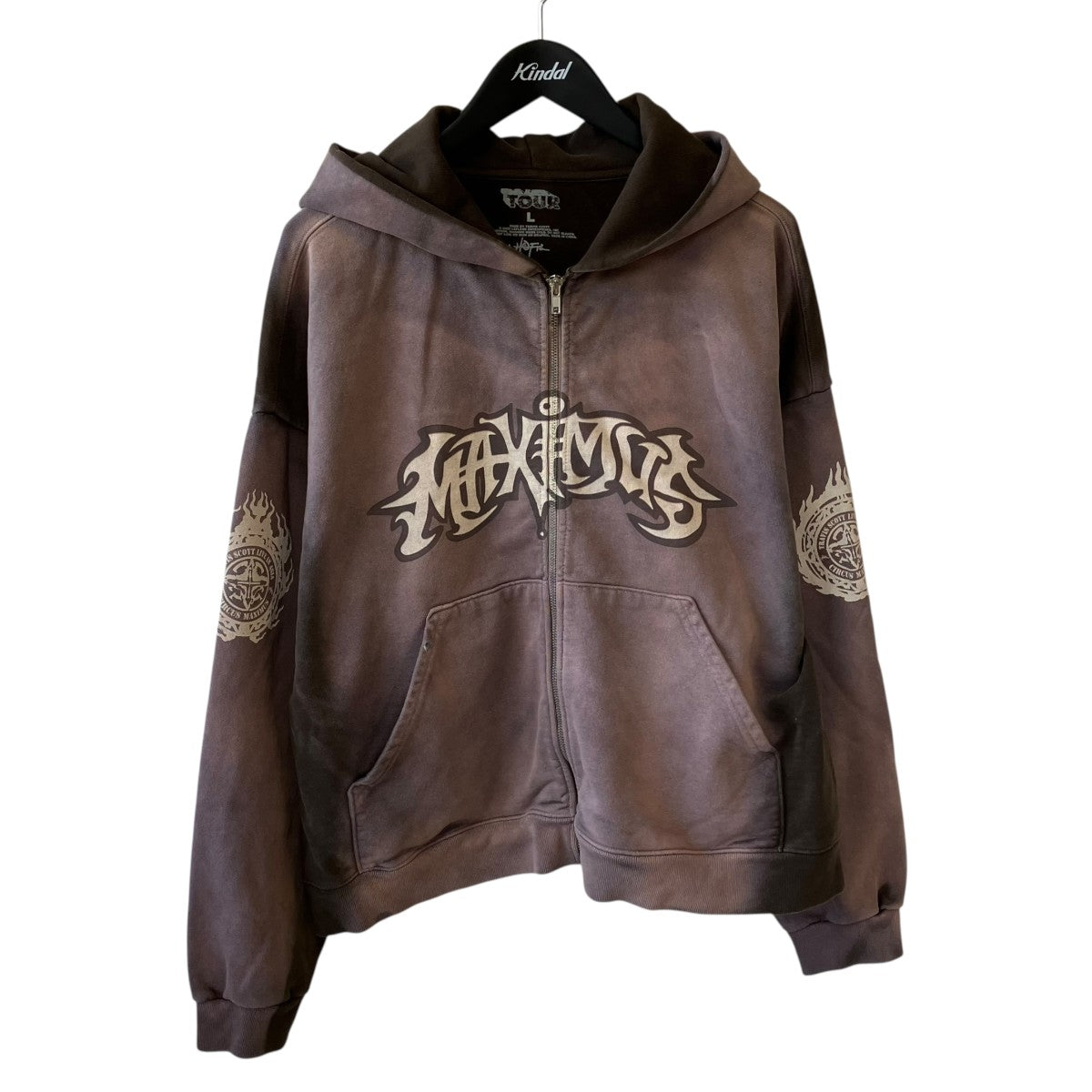 TRAVIS SCOTT Maximus Dragon Zip Hoodieジップパーカー 古着・中古-1枚目のアイテム画像