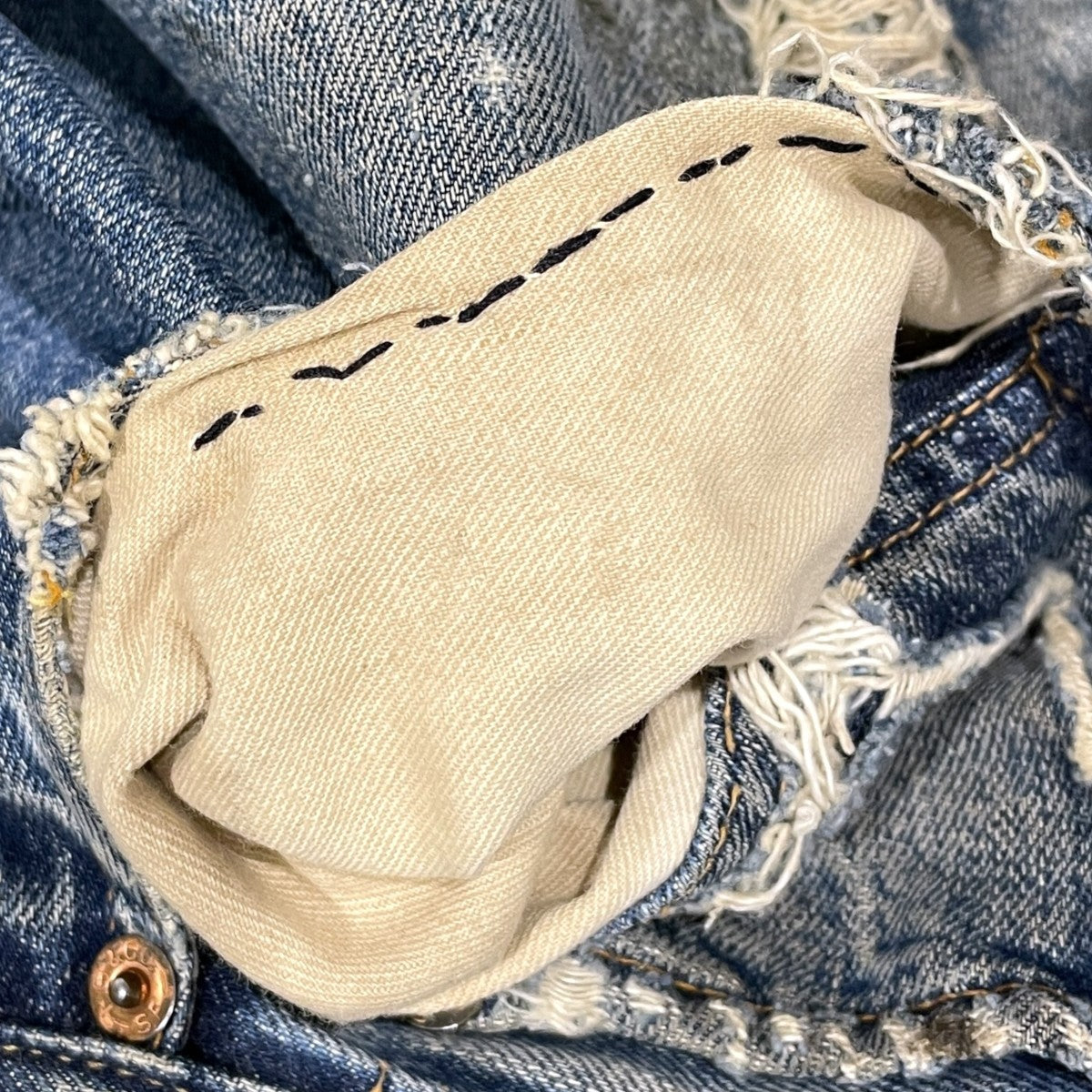 デニムパンツ BIG E VINTAGE501 ボタン裏6