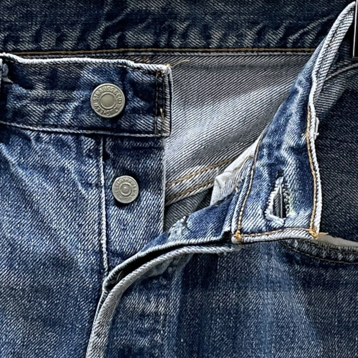 デニムパンツ 66前期 ボタン裏6