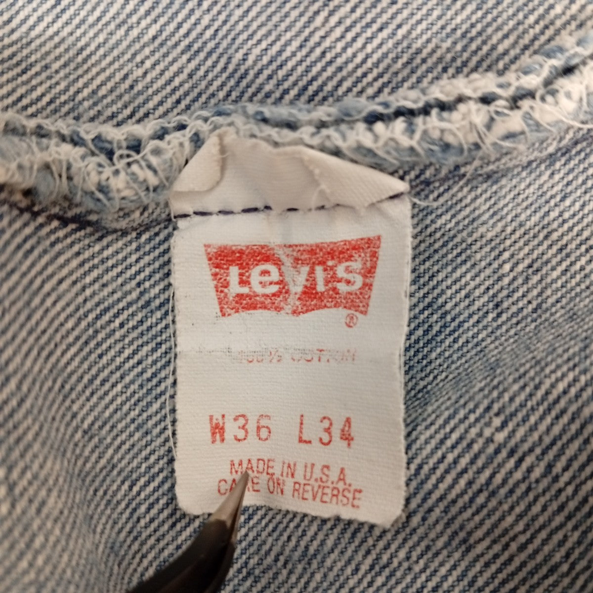 LEVI’S 501デニムパンツ 古着・中古-3枚目のアイテム画像
