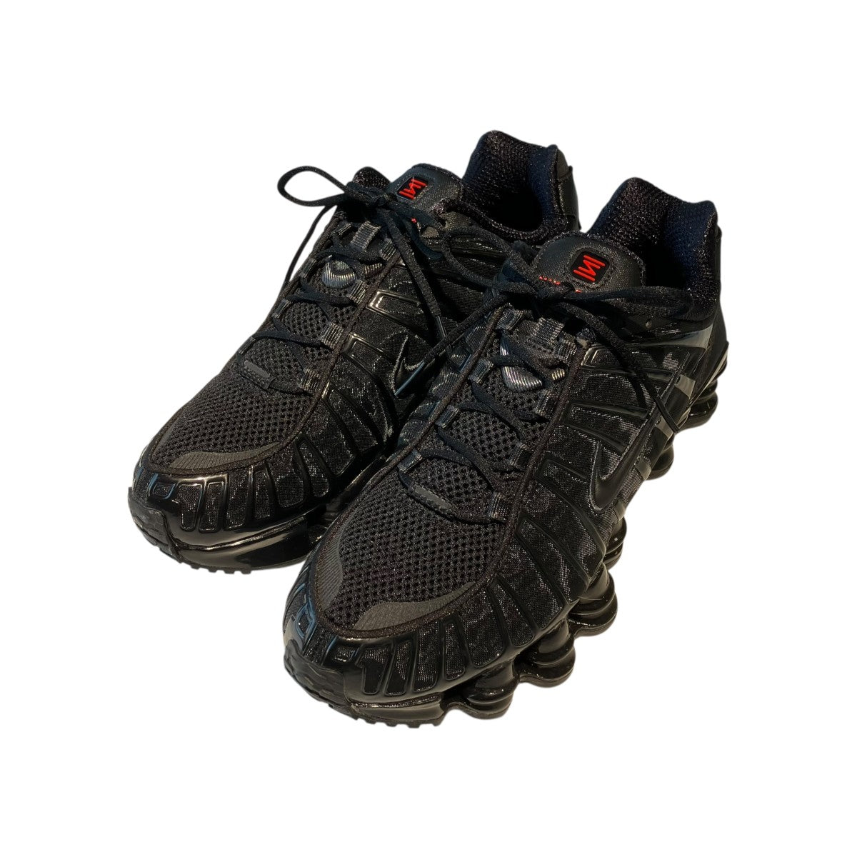 NIKE Shox TL Black and Max OrangeスニーカーAR3566-002 古着・中古-1枚目のアイテム画像