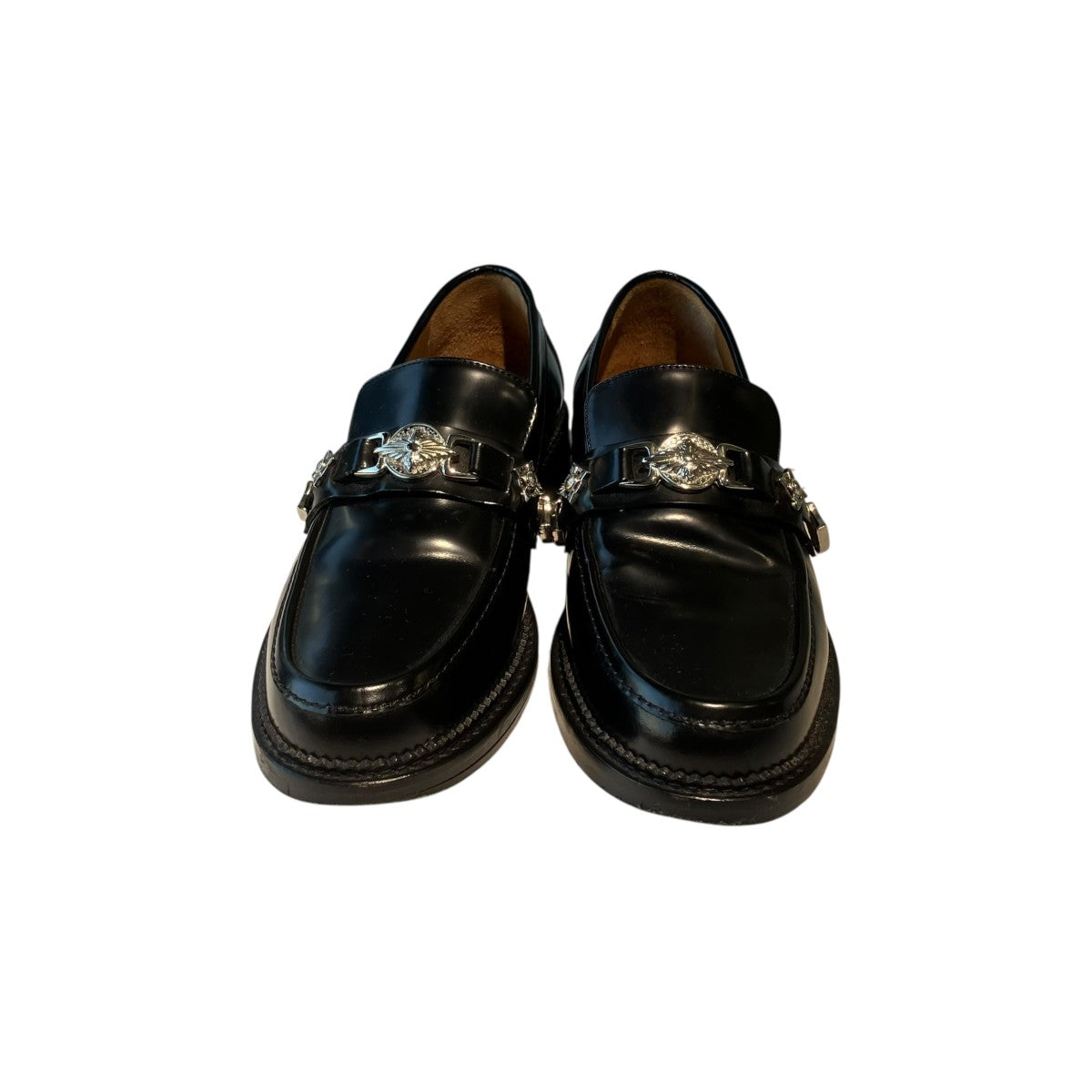 TOGA VIRILIS LOAFER BLACK POLIDOレザーシューズF0 07 23 古着・中古-3枚目のアイテム画像