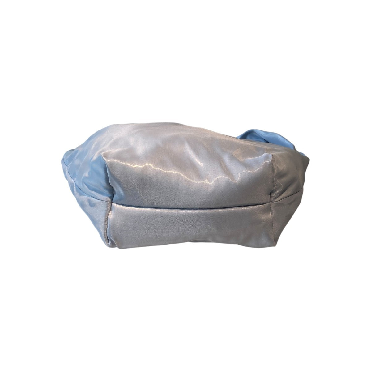 COS(コス) HIGH-SHINE SHOULDER BAGショルダーバッグ スカイブルー