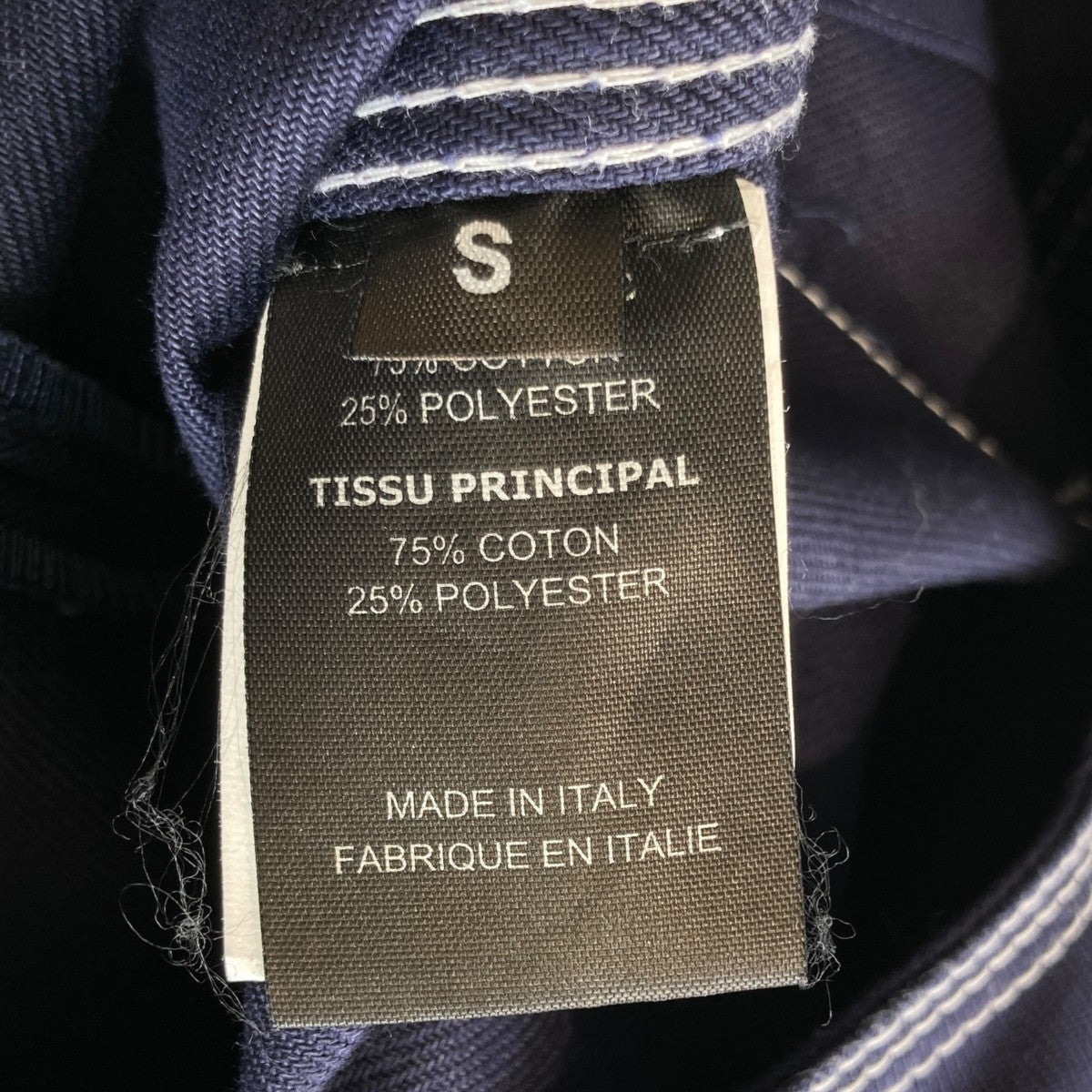 CarHartt×VETEMENTS ステッチデザインデニムオーバーオールWSS17CW3 古着・中古-6枚目のアイテム画像