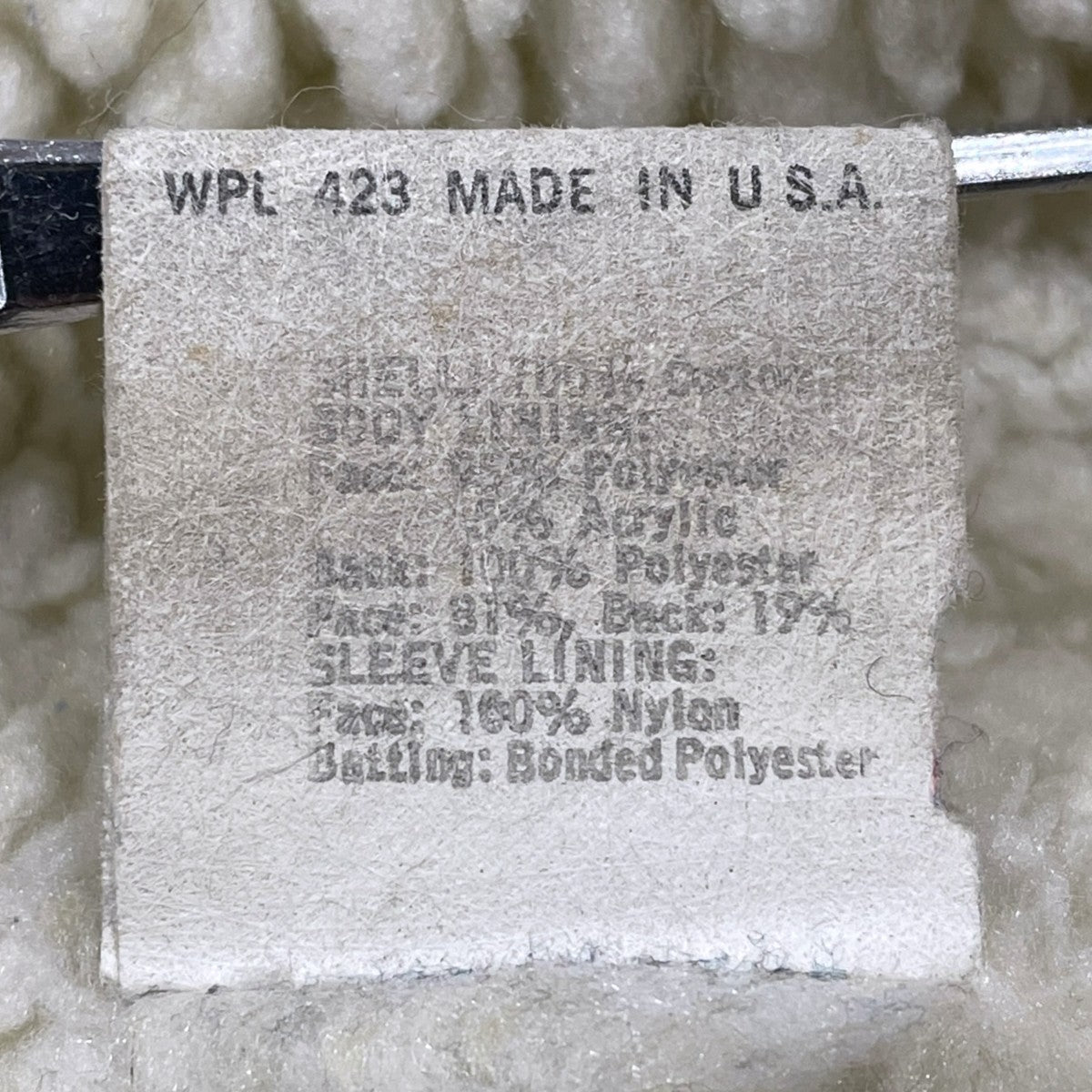 内ボアデニムジャケット Sherpa-Lined Denim Trucker Jacket シェルパラインドデニムトラッカージャケット MADE IN USA ボタン裏527 70508-0217