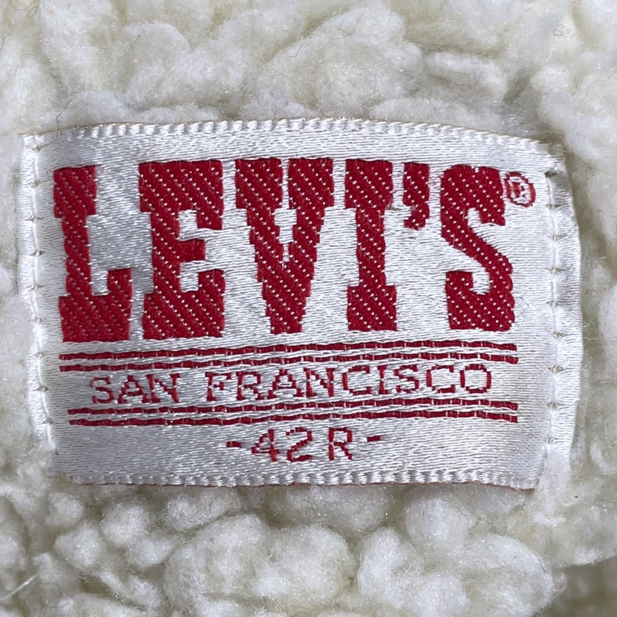 内ボアデニムジャケット Sherpa-Lined Denim Trucker Jacket シェルパラインドデニムトラッカージャケット MADE IN USA ボタン裏527 70508-0217