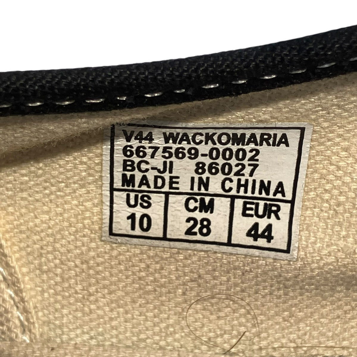 VANS×WACKO MARIA V44 Authenticスニーカー667569-0002 古着・中古-6枚目のアイテム画像