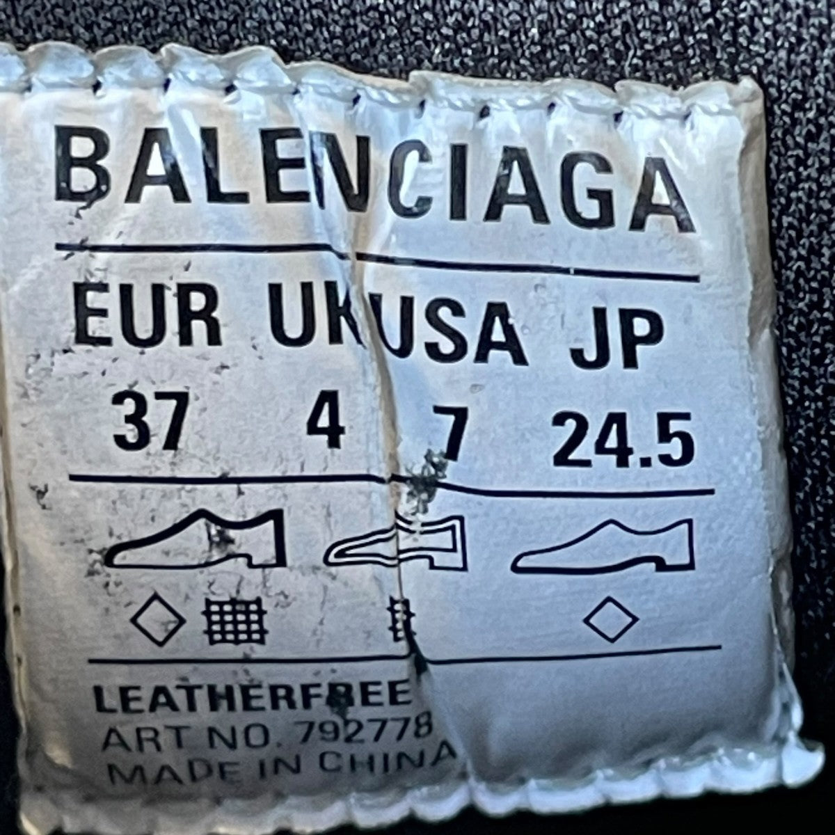 BALENCIAGA 10XLスニーカー792778 古着・中古-8枚目のアイテム画像
