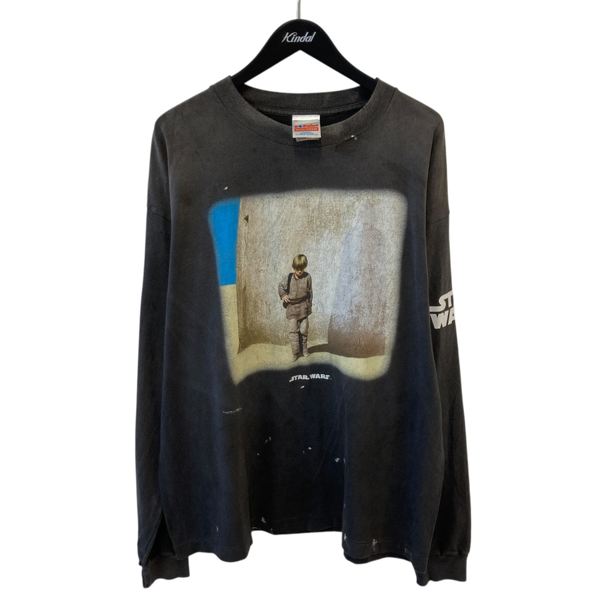 SAINT MICHAEL DARTHVADER SW_LS TEEロングスリーブカットソーSM-HJR8-0000-C64 古着・中古-1枚目のアイテム画像