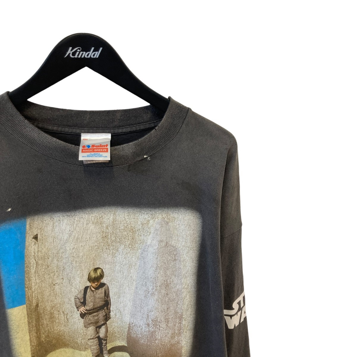 SAINT MICHAEL DARTHVADER SW_LS TEEロングスリーブカットソーSM-HJR8-0000-C64 古着・中古-3枚目のアイテム画像