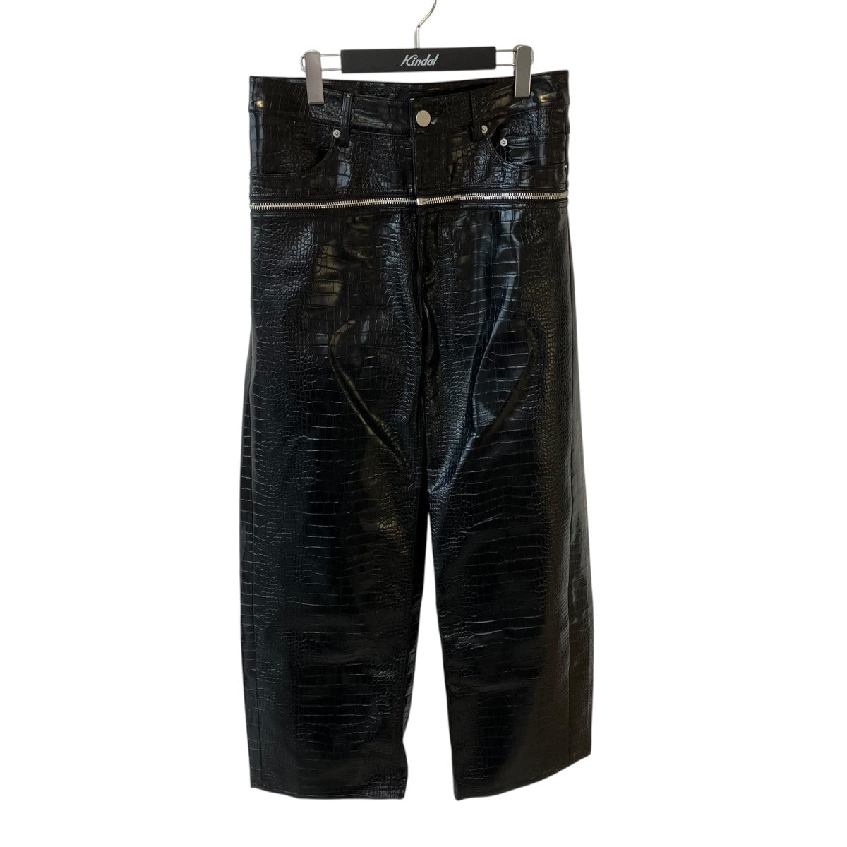 ZIPPER WAIST PANTS CROCパンツ