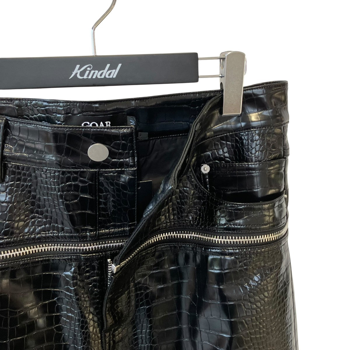 ZIPPER WAIST PANTS CROCパンツ