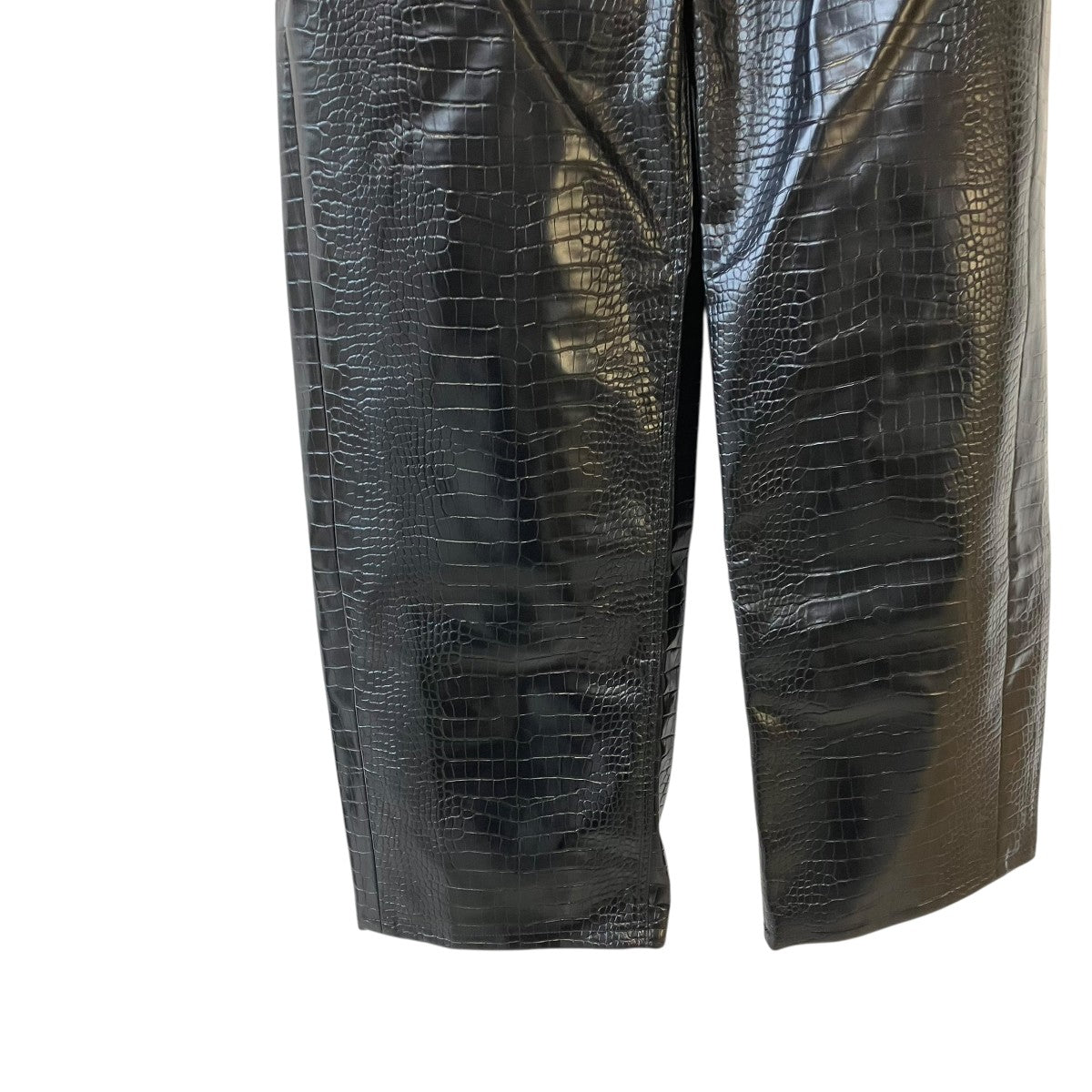 ZIPPER WAIST PANTS CROCパンツ