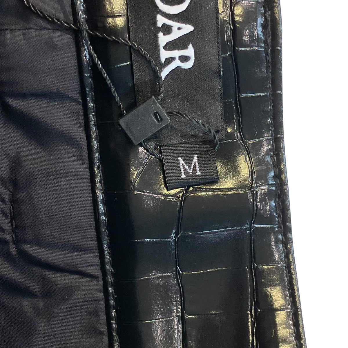 ZIPPER WAIST PANTS CROCパンツ