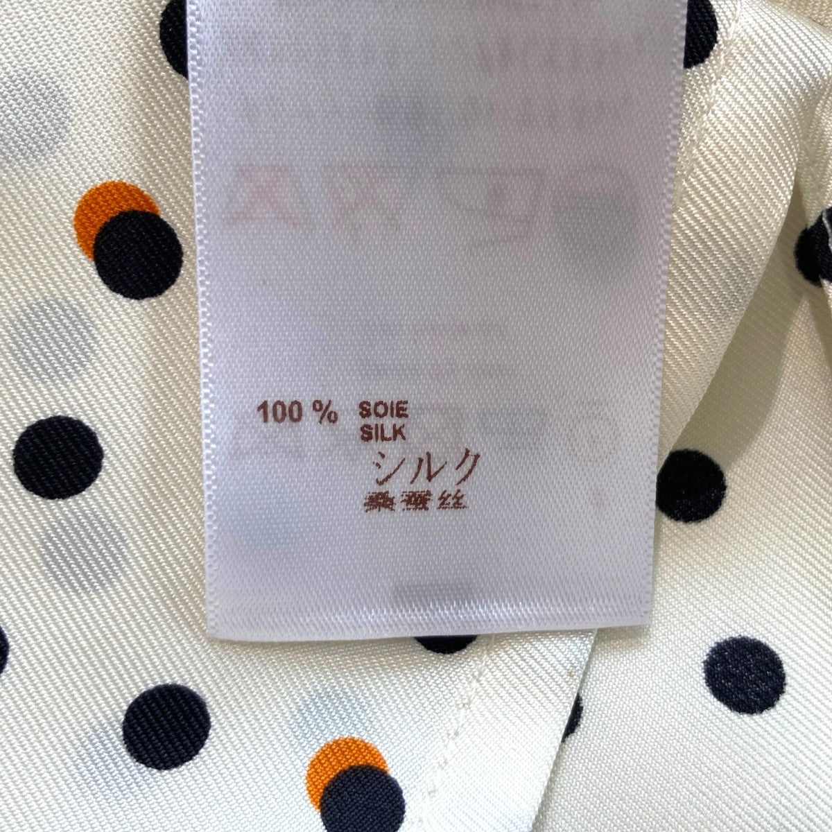 LOUIS VUITTON ドット半袖ブラウスRW152A F8BL06S0Z 古着・中古-5枚目のアイテム画像