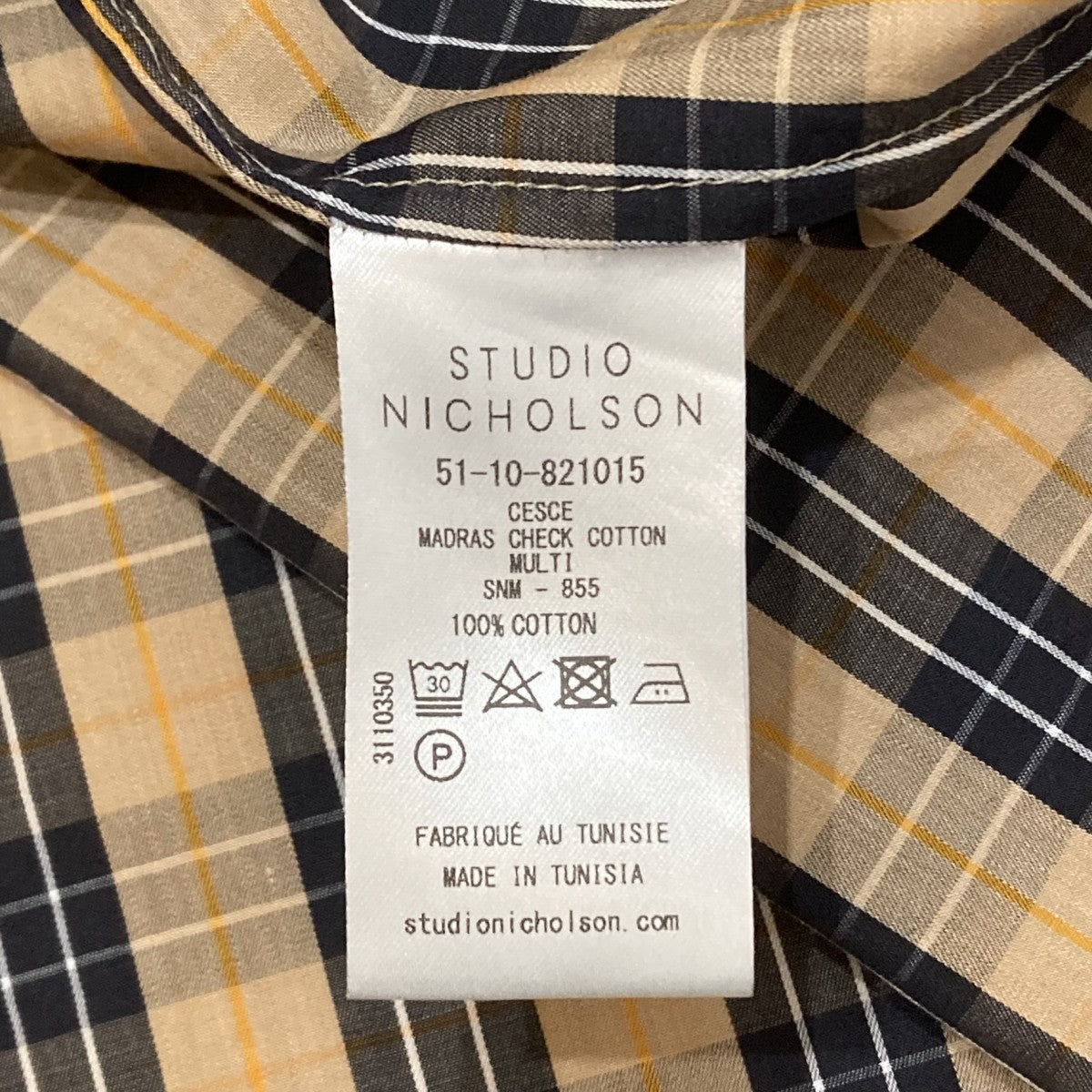 STUDIO NICHOLSON EDIFICE別注 CESCE半袖シャツ51-10-821015 古着・中古-6枚目のアイテム画像