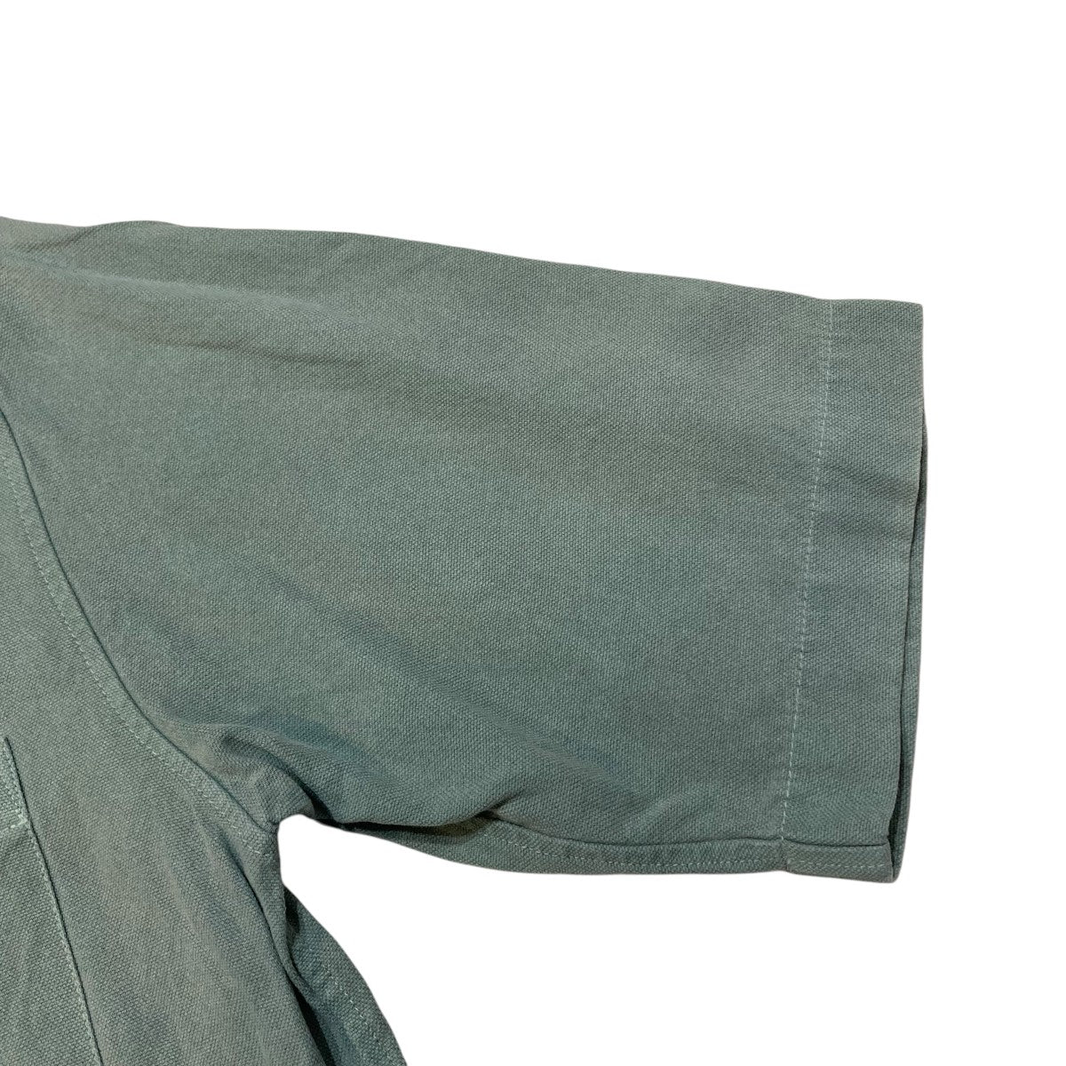 AURALEE WASHI DUCK CANVAS HALF SLEEVED SHIRTS半袖シャツA22SS02WD 古着・中古-5枚目のアイテム画像