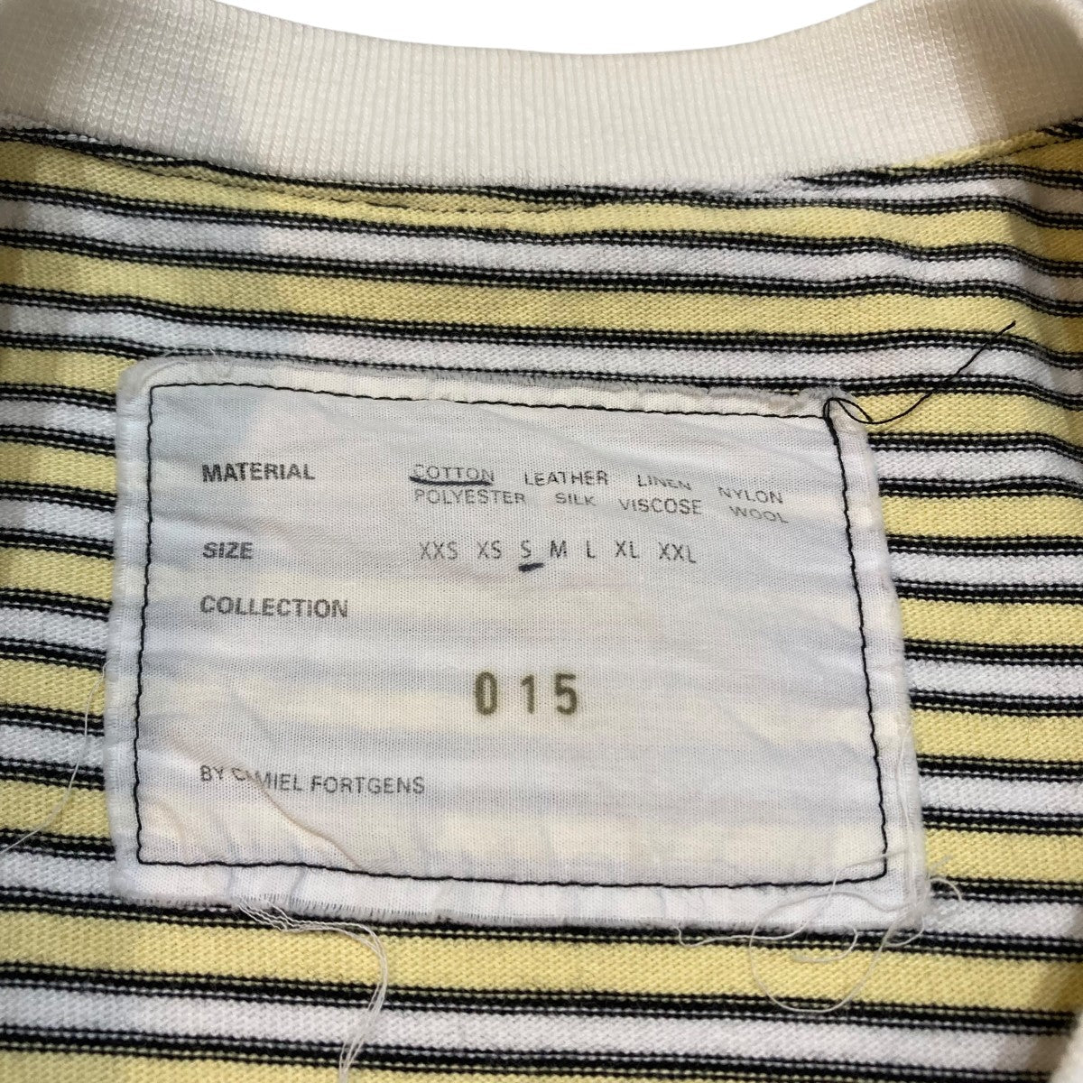 CAMIEL FORTGENS BIG TEEボーダー半袖Tシャツ 古着・中古-5枚目のアイテム画像